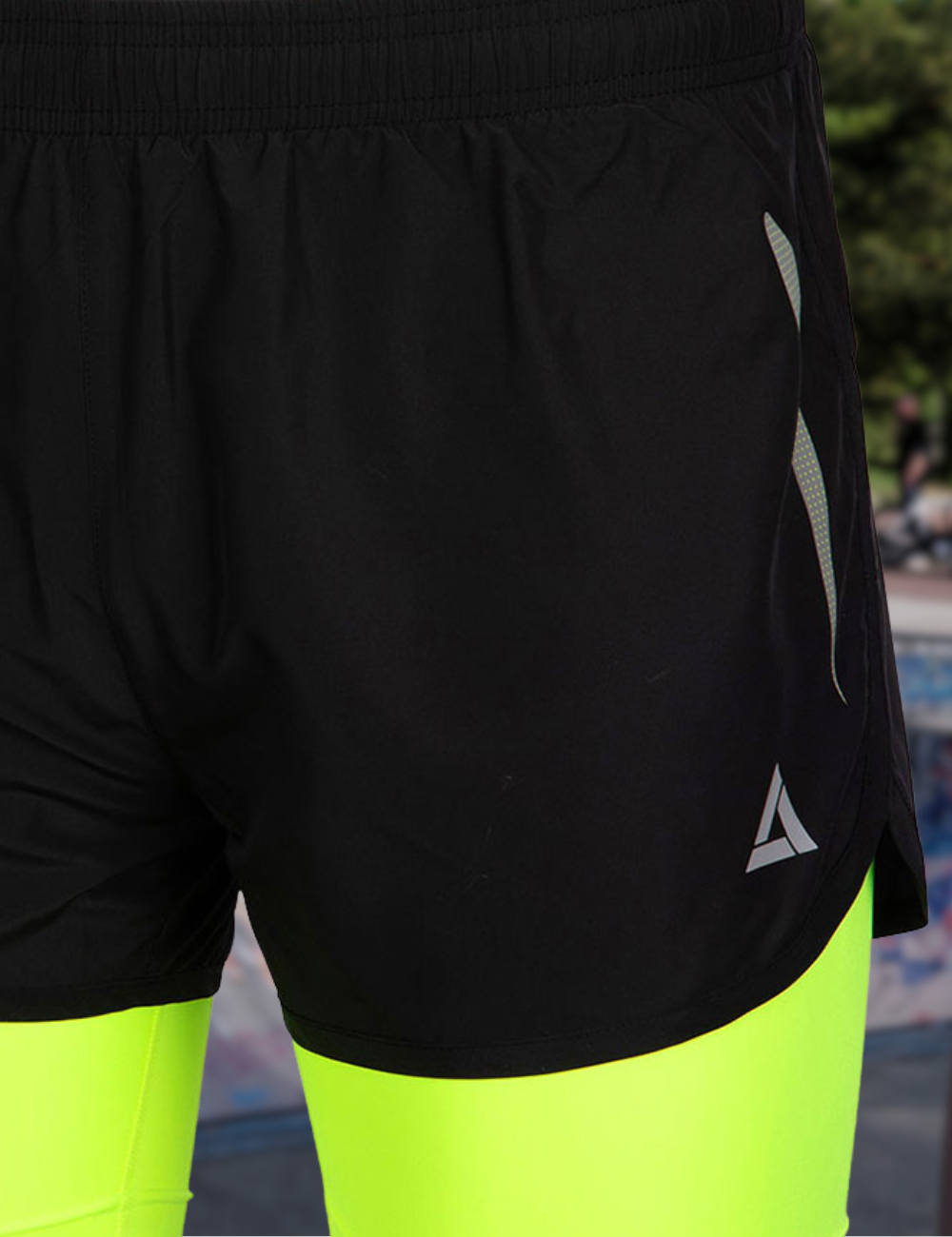 Men's summer running shirt per line + running shorts per line