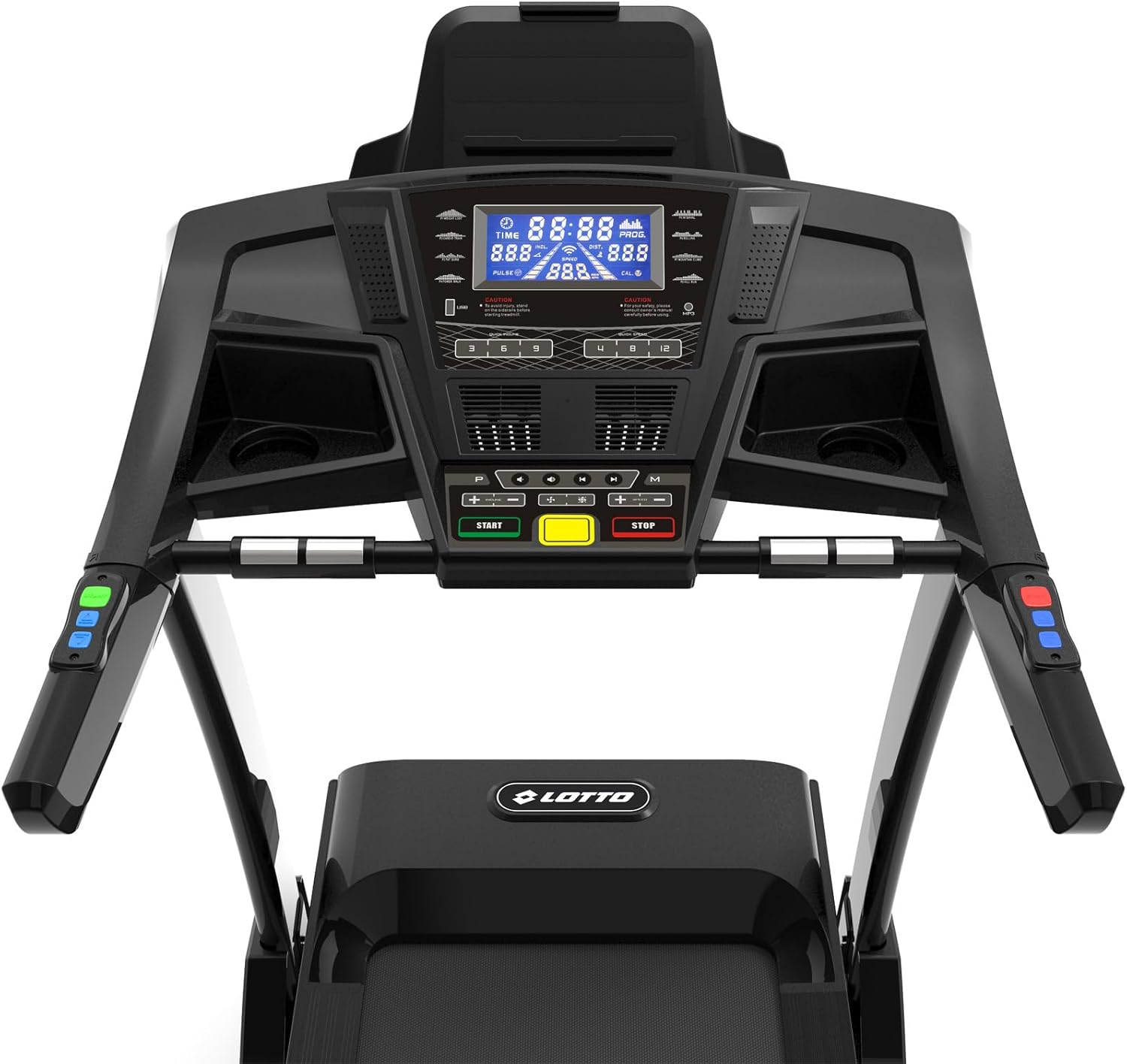 Lotto Grande cinta de correr plegable de hasta 120 kg Bluetooth 1-20 km/h 150x51 cm