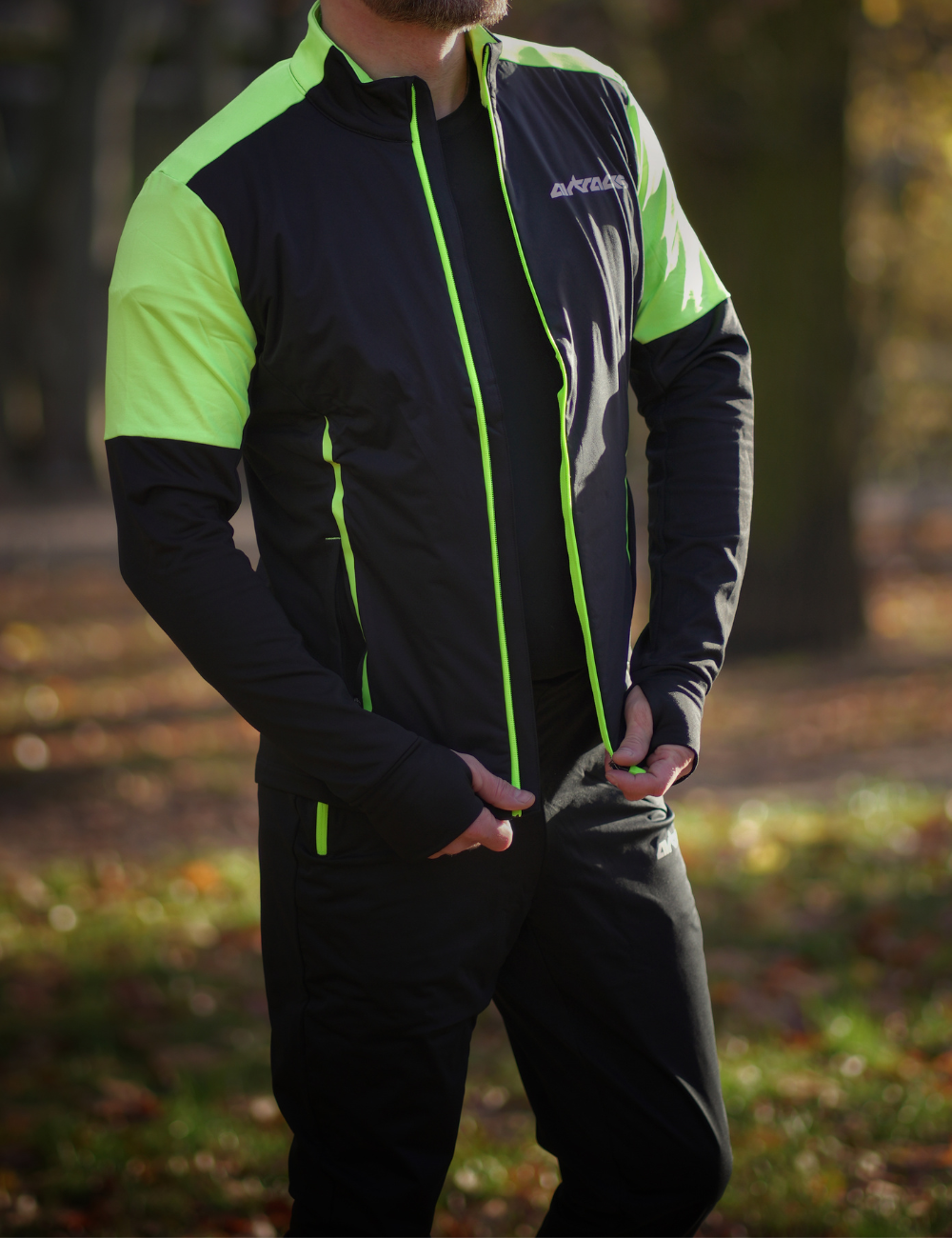 Herren Winter Fleece Laufset + Laufhose Pro Line