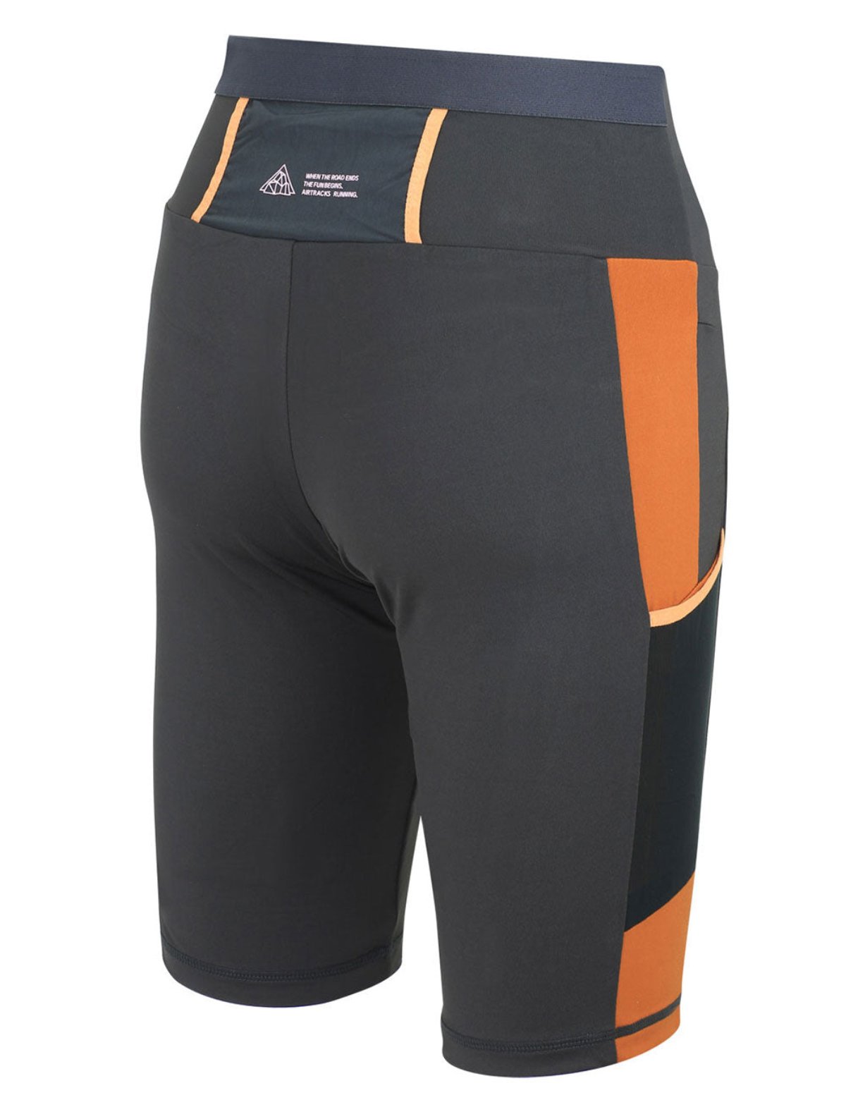 Damen Laufhose Tight Kurz Pro Team Grau Setprodukt