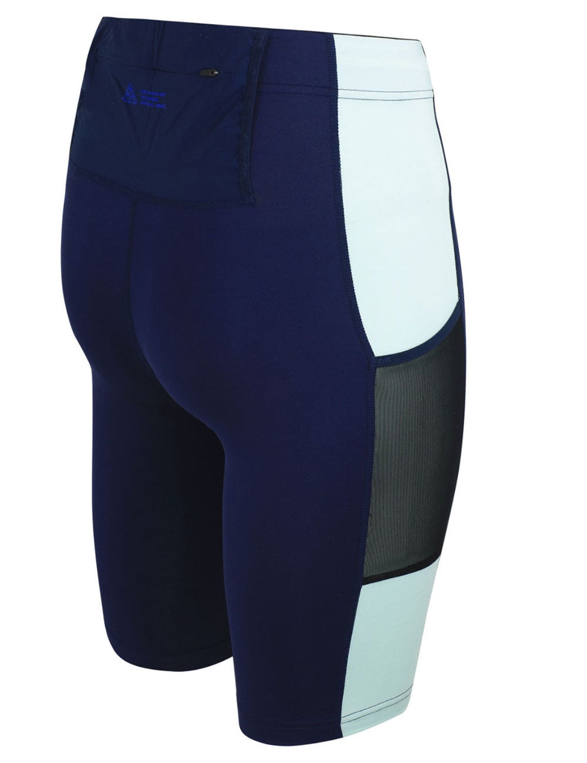 Men's running pants Tight short per team navy blue