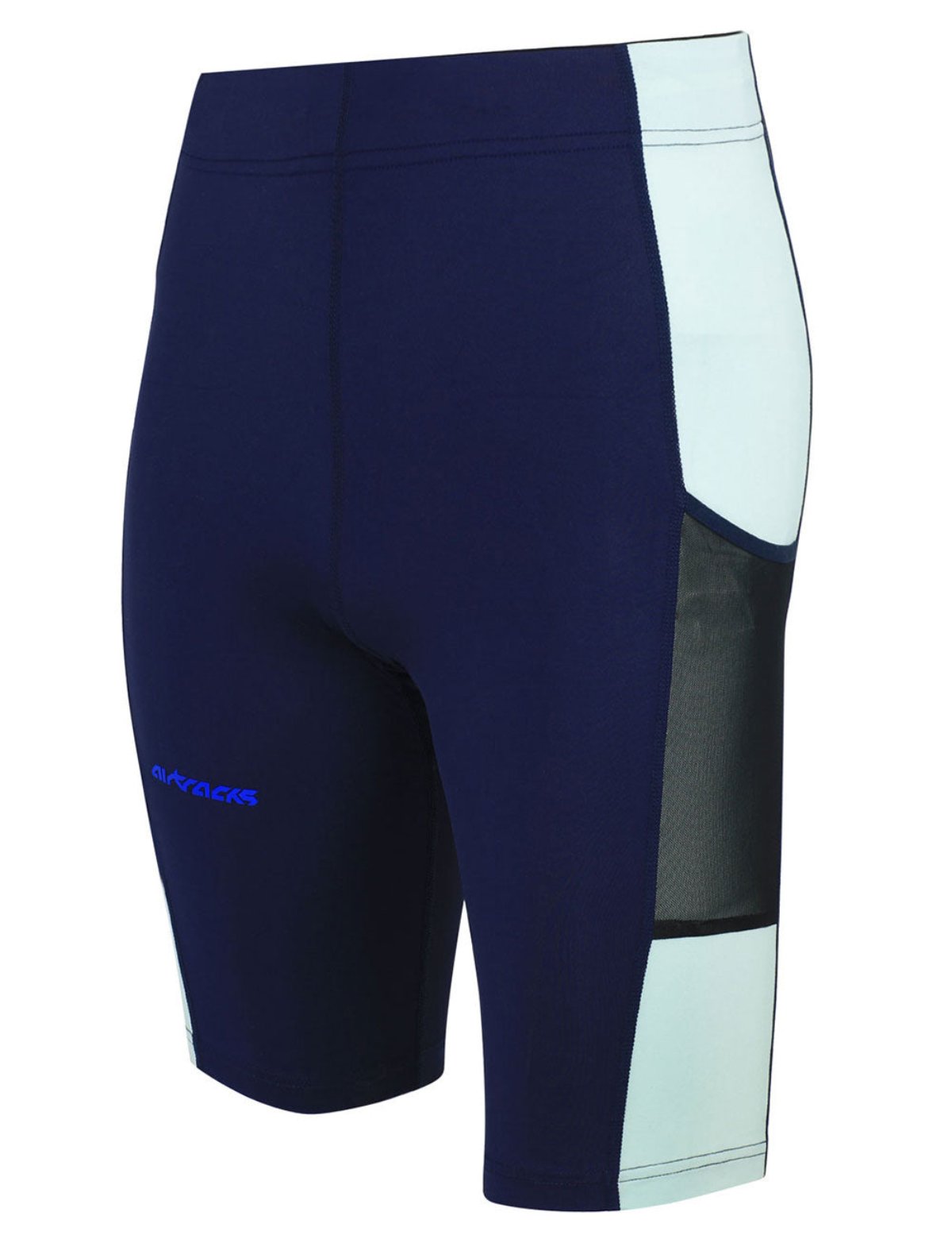 Men's running pants Tight short per team navy blue