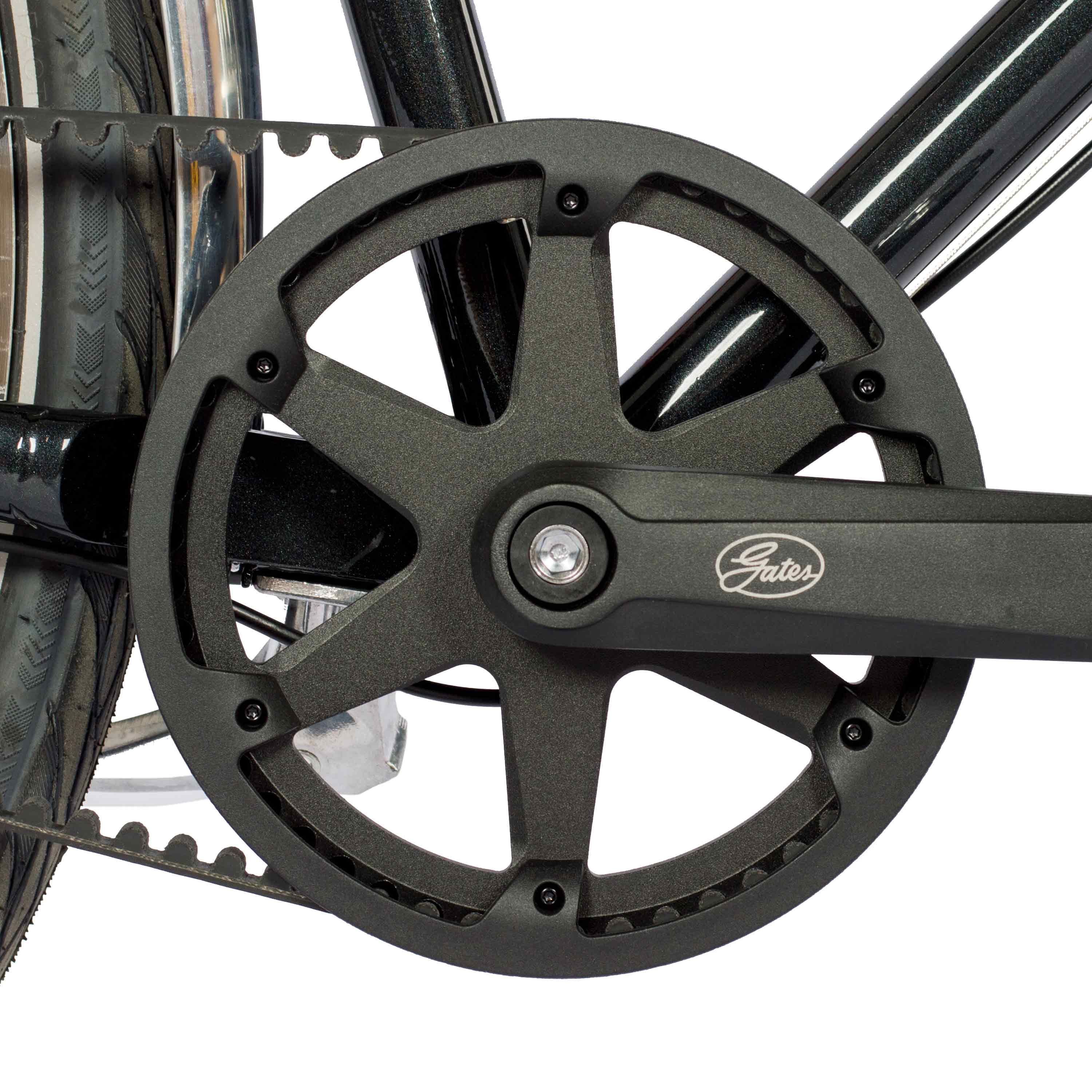 28" Herren Urban Bike City Fahrrad AIRY ONE CrMo GATES CARBON DRIVE BELT Shimano 7 x Gang NEXUS Schwarz