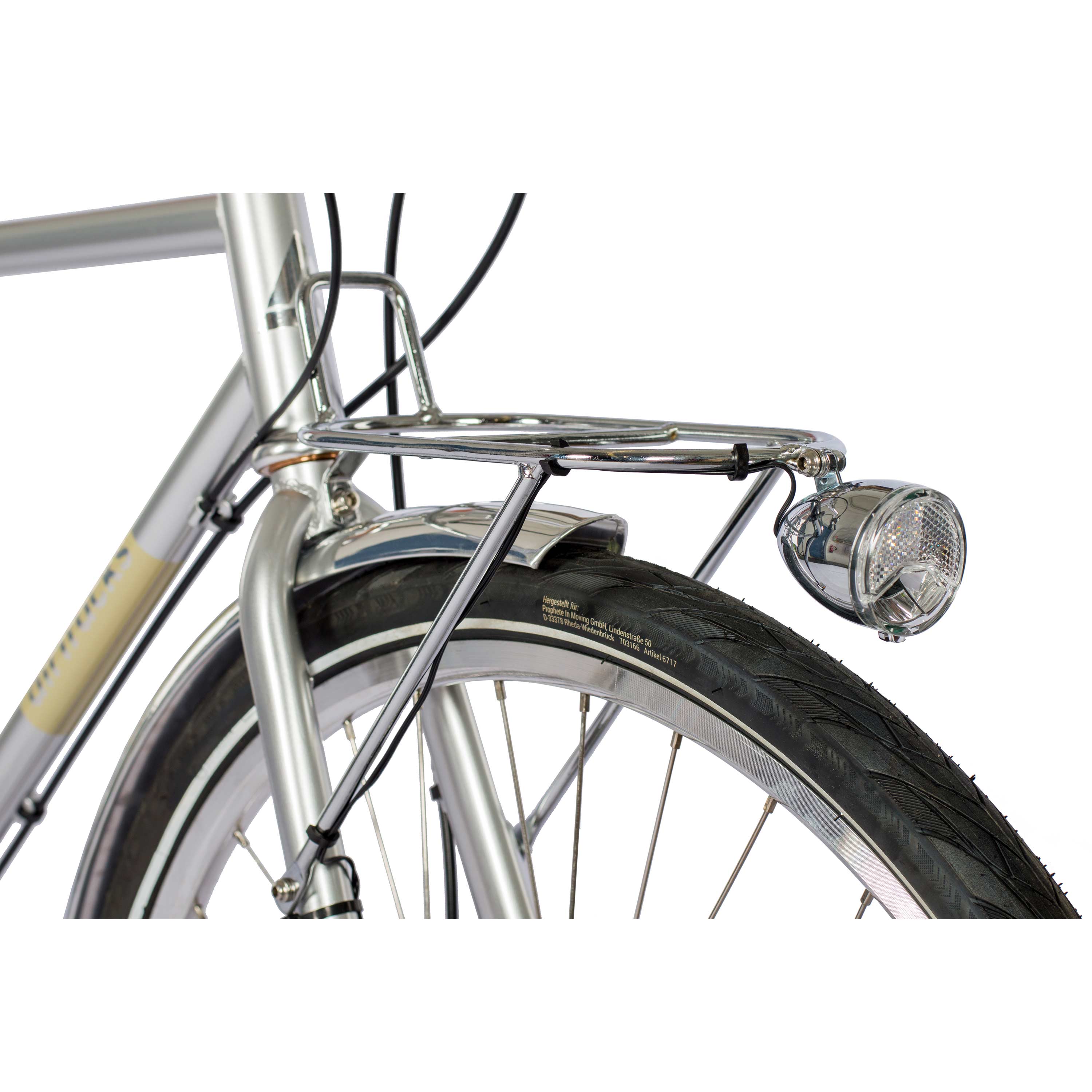 28" Herren Urban Bike City Fahrrad AIRY ONE CrMo GATES CARBON DRIVE BELT Shimano 7 x Gang NEXUS Silber