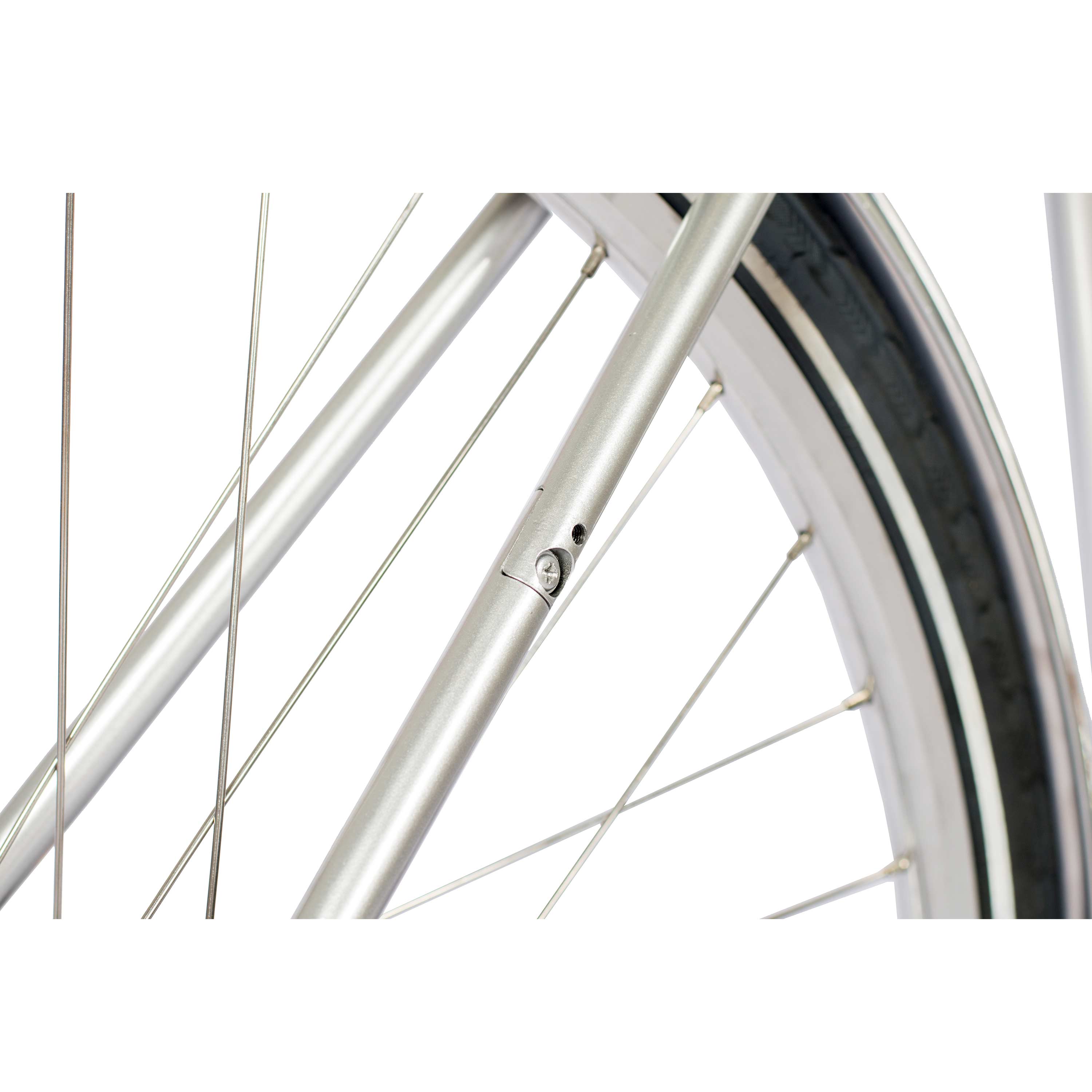 28" Herren Urban Bike City Fahrrad AIRY ONE CrMo GATES CARBON DRIVE BELT Shimano 7 x Gang NEXUS Silber