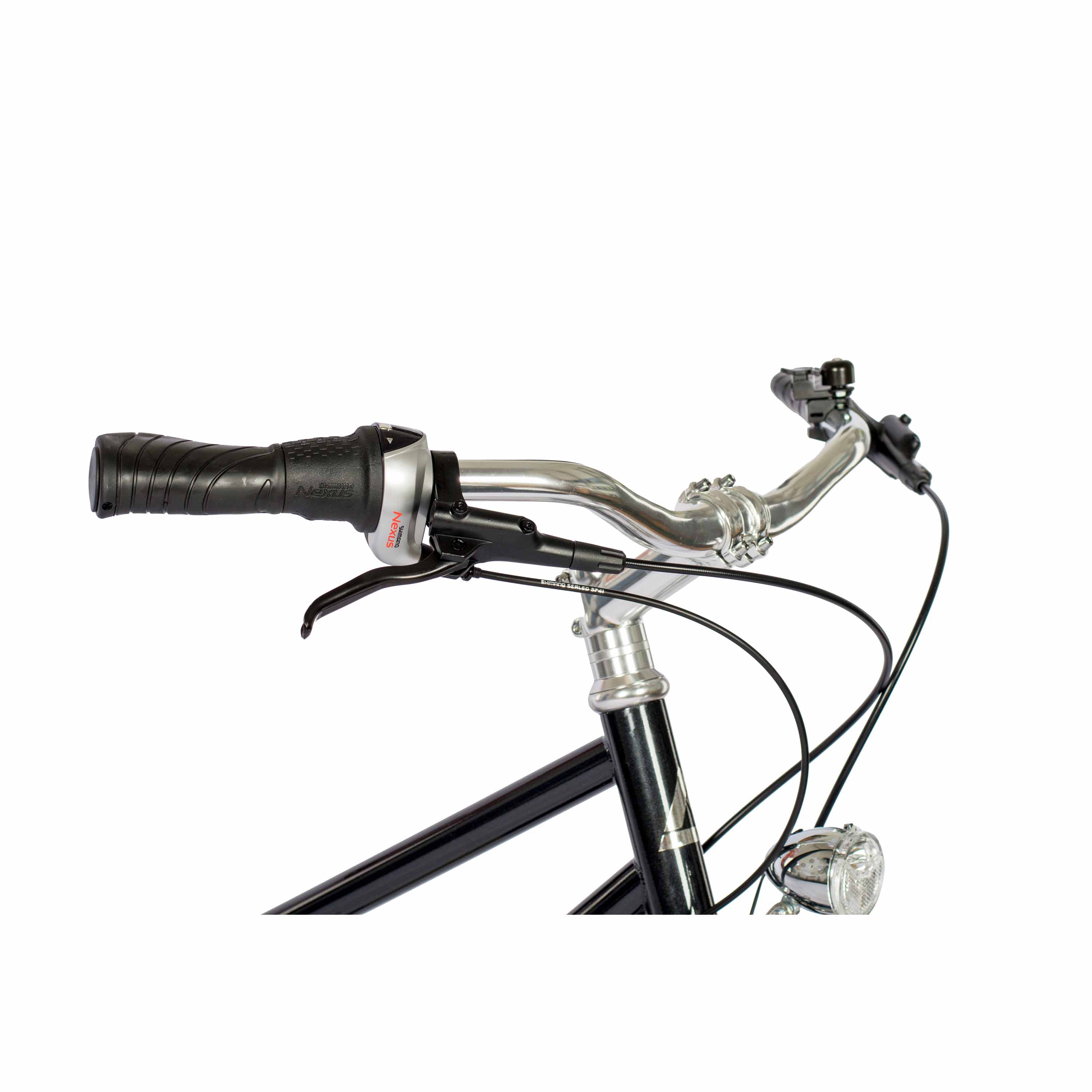 28" Damen Urban Bike City Fahrrad AIRY ONE CrMo GATES CARBON DRIVE BELT Shimano 7 x Gang NEXUS Schwarz