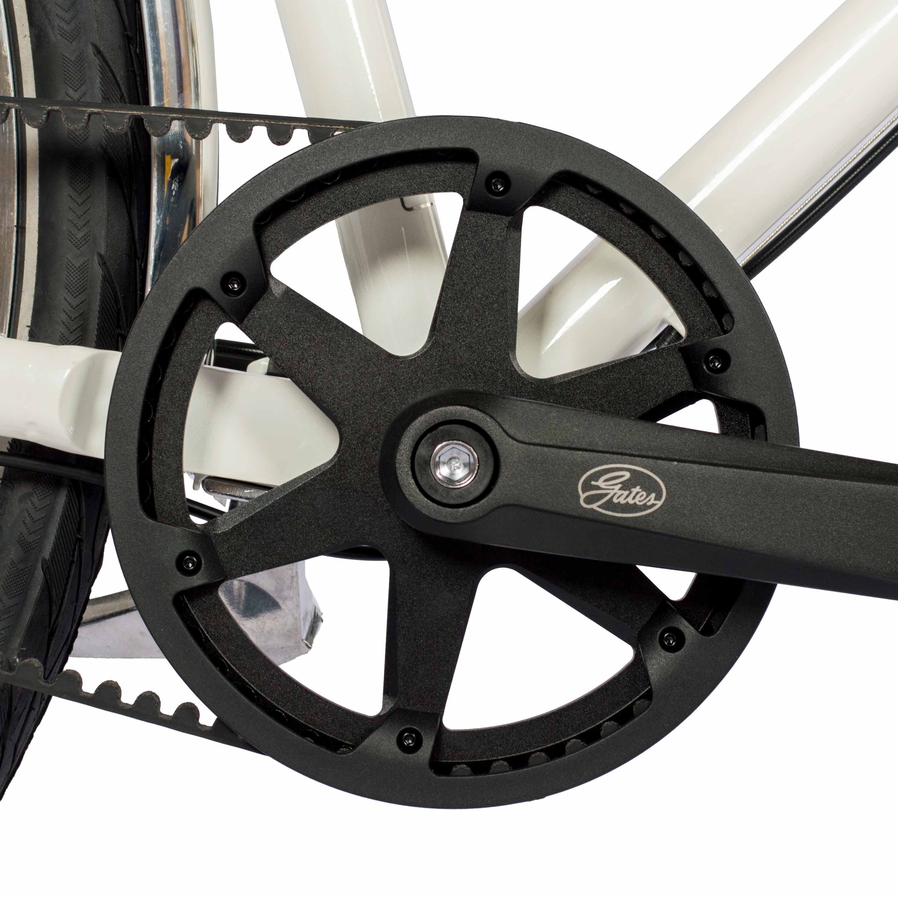 28" Damen Urban Bike City Fahrrad AIRY ONE CrMo GATES CARBON DRIVE BELT Shimano 7 x Gang NEXUS Weiss