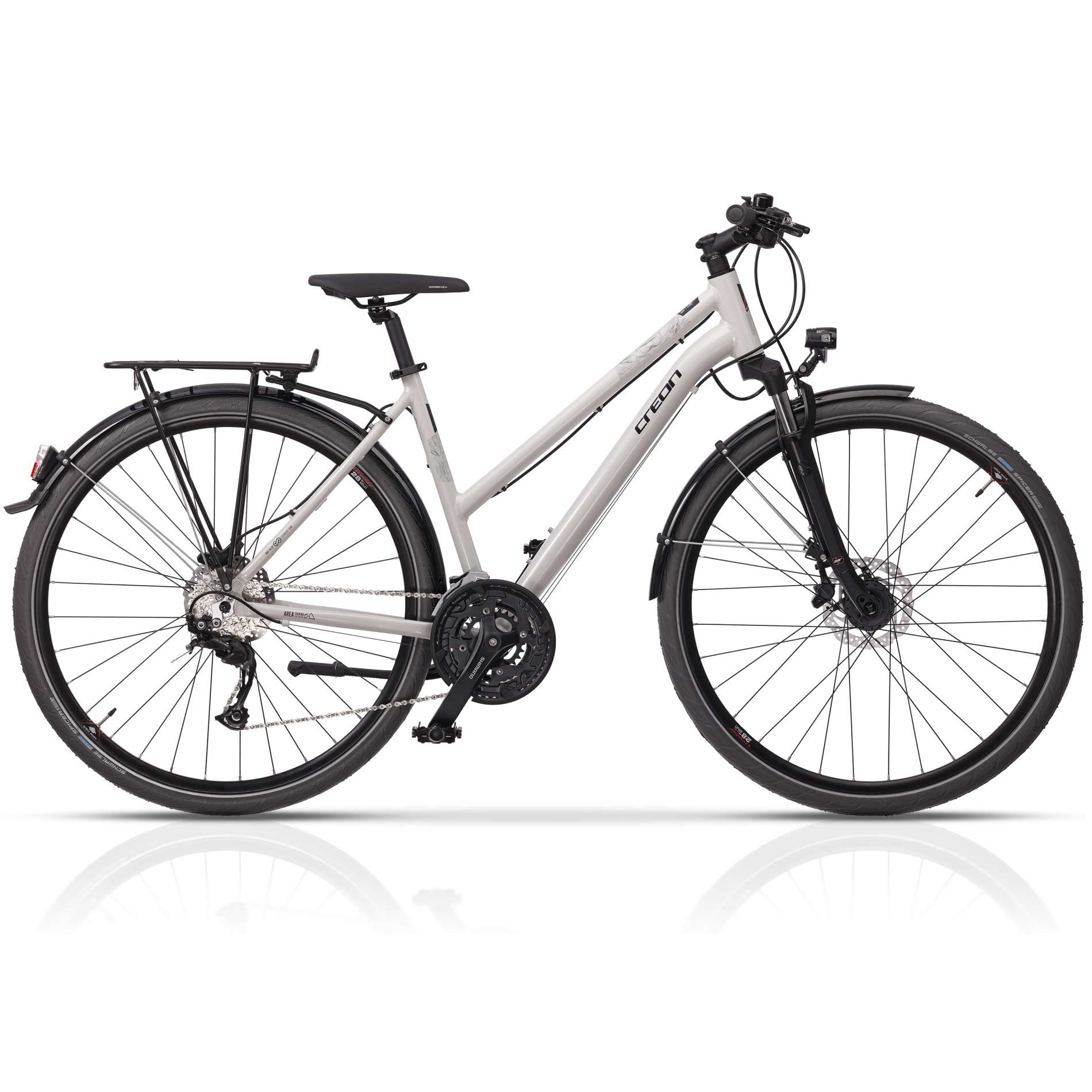 28 pollici donne trekking bicicletta db trekkingrad 24 x gang shimano shimano shimano alivio rd-t4000 sgsl