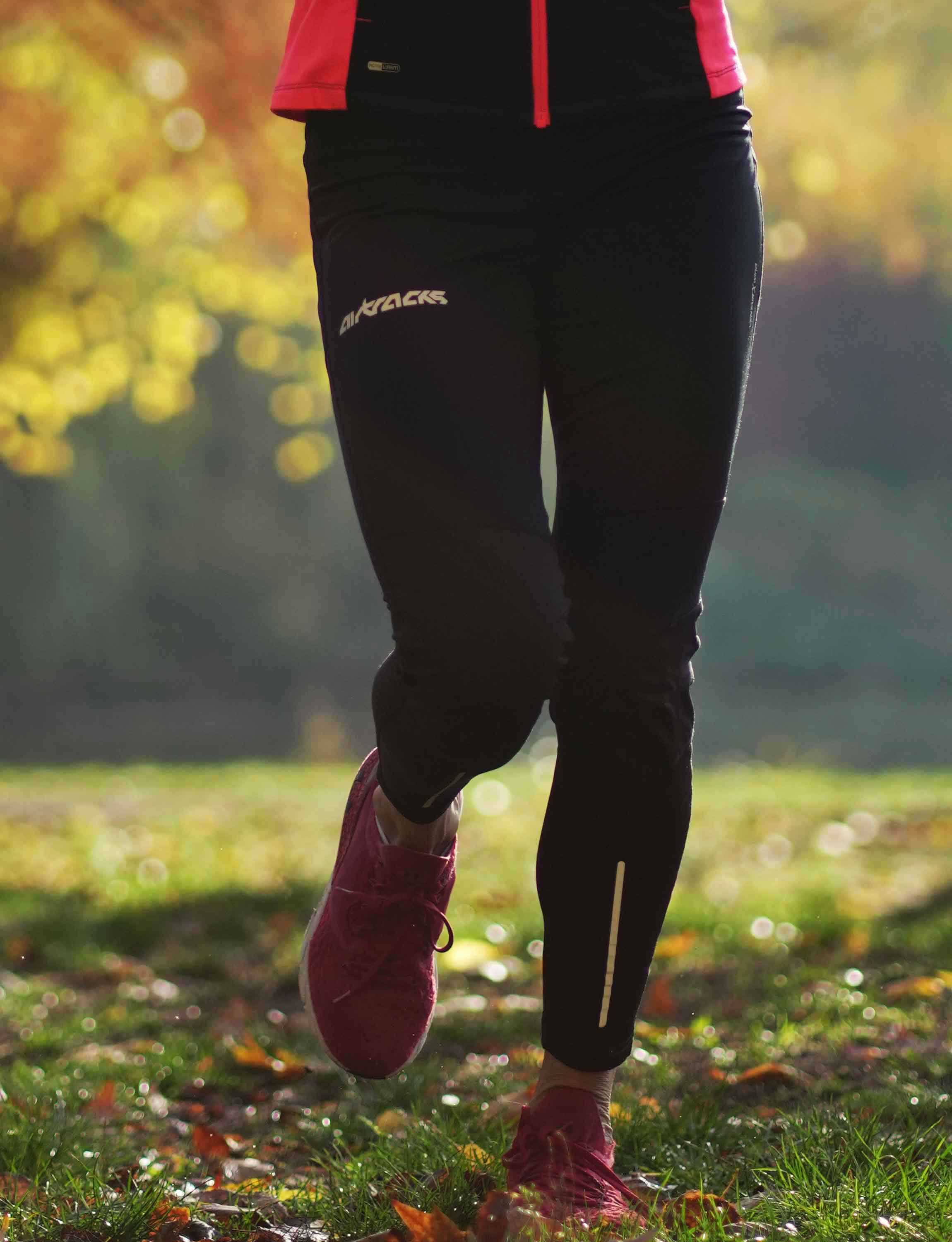 Thermo -hardloopset vrouwen per lijn zwart