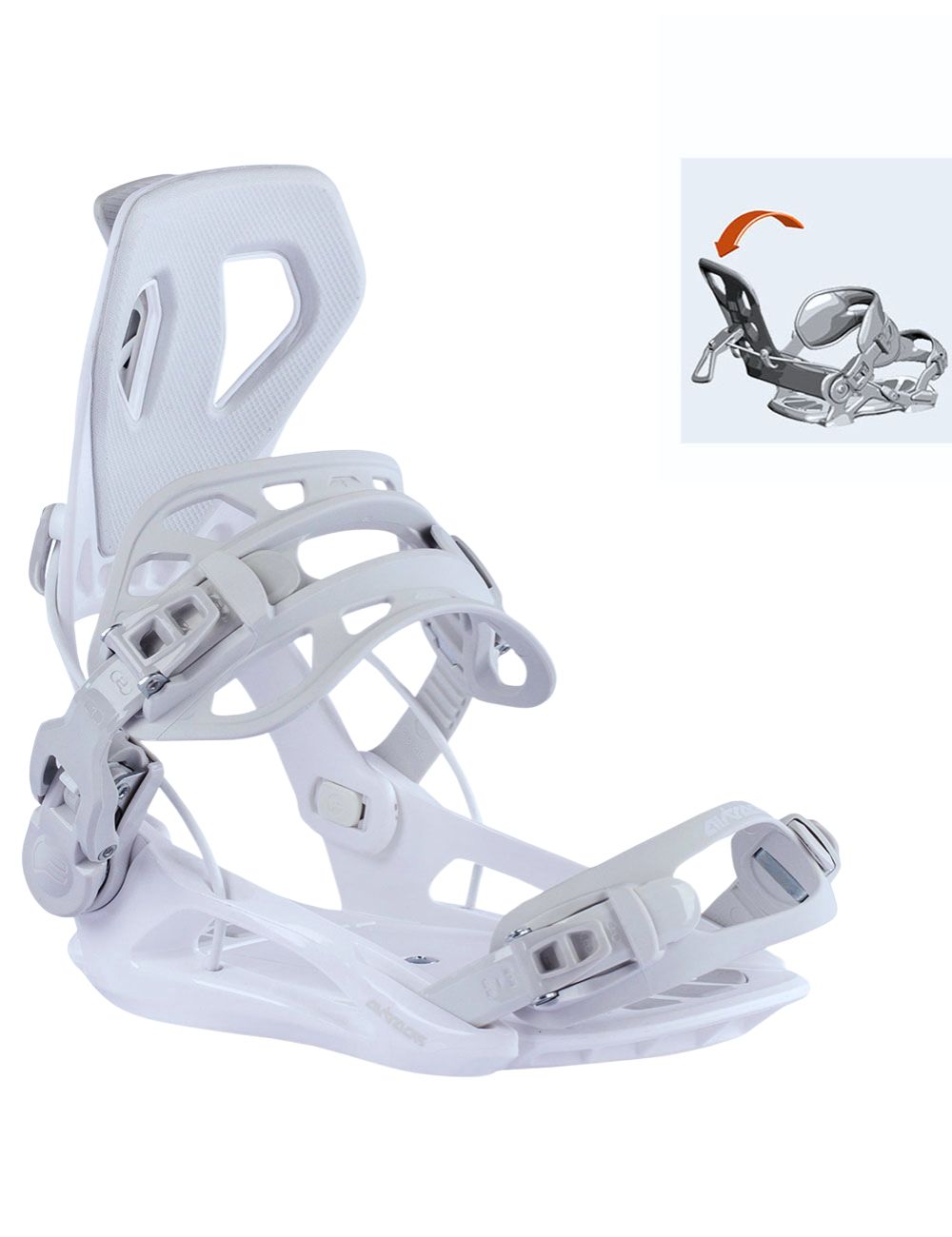 Snowboard Binding Master Pro W Sistema Fascec Set Product