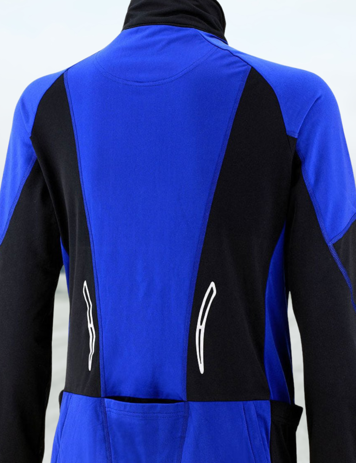 Hombres Thermo Jersey de mano larga Pro-T Black and Blue