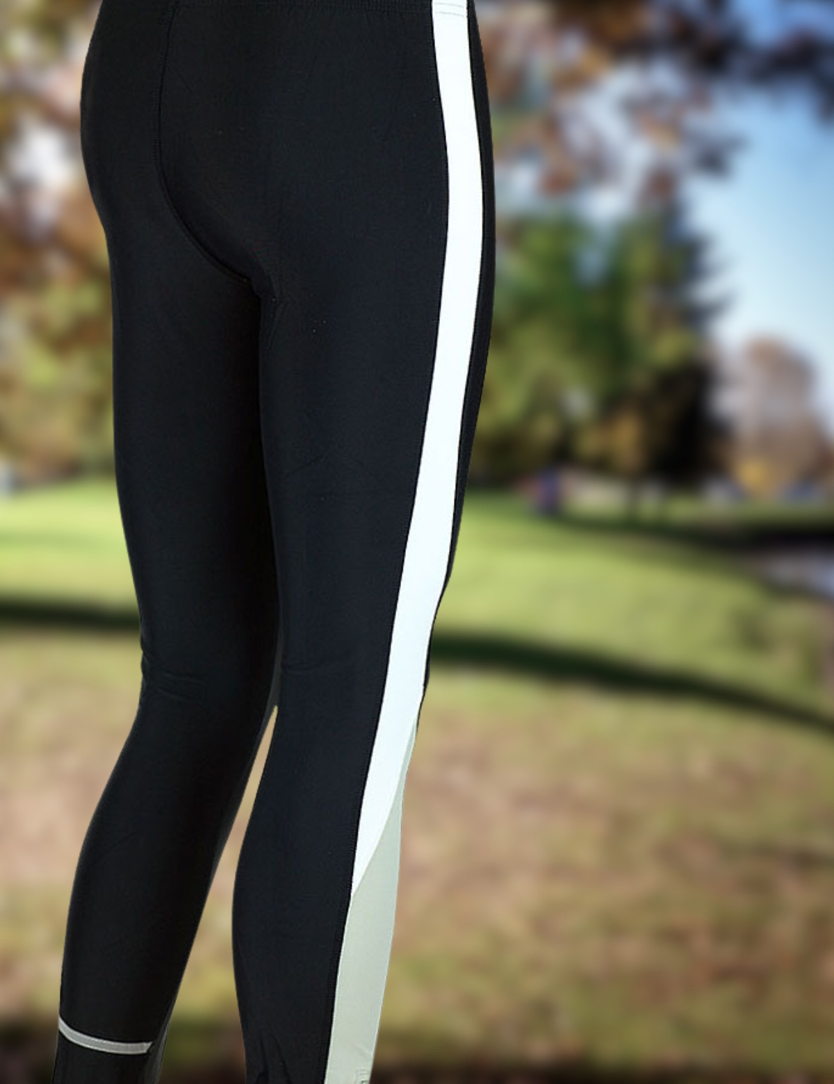 Women's running tights long black