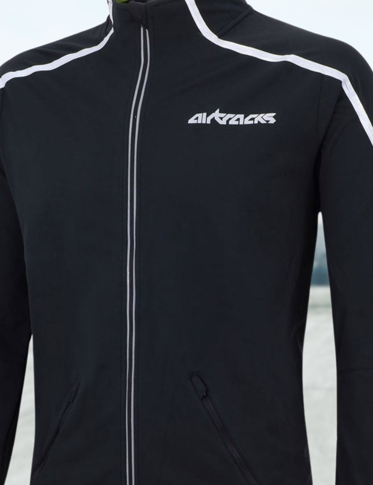 Damen Thermo Fahrradjacke - Laufjacke Air Tech Schwarz