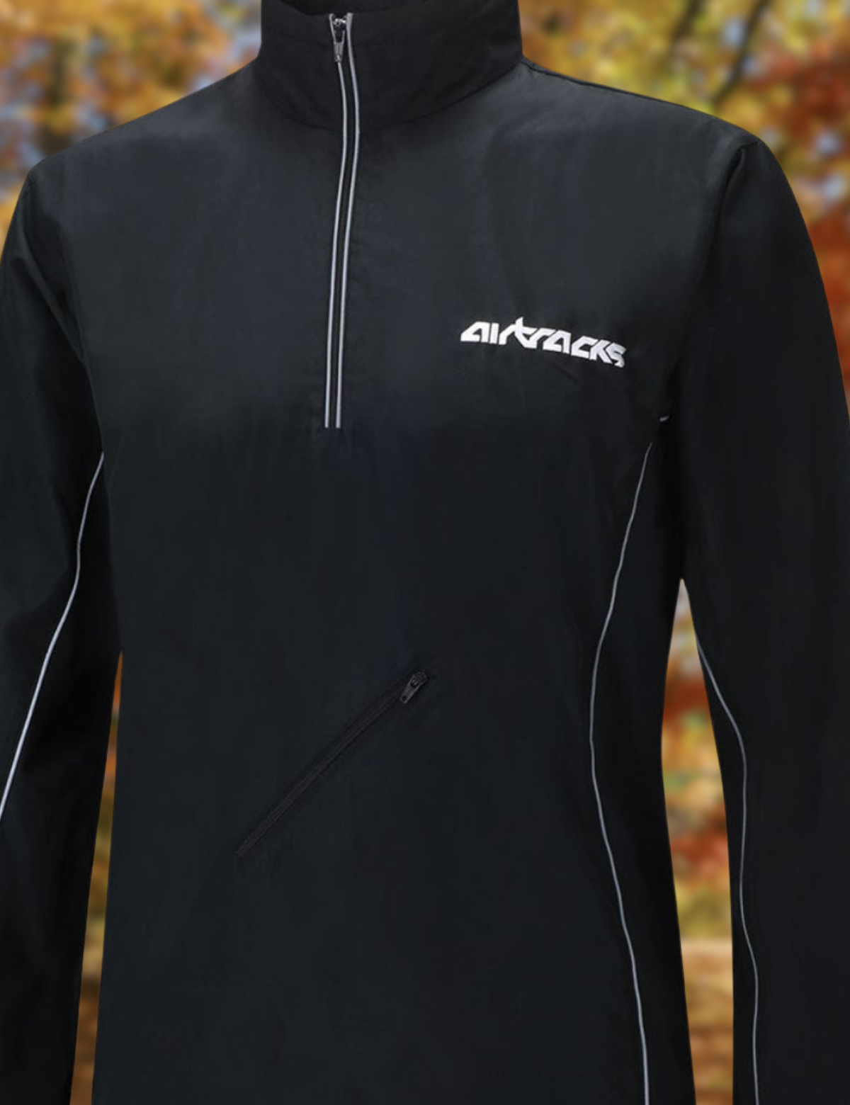 Veste à vélo thermique masculin - Jacket Running Pro Black