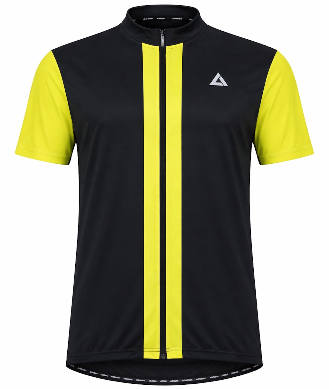 Men's bicycle jersey short arm per line II black neon