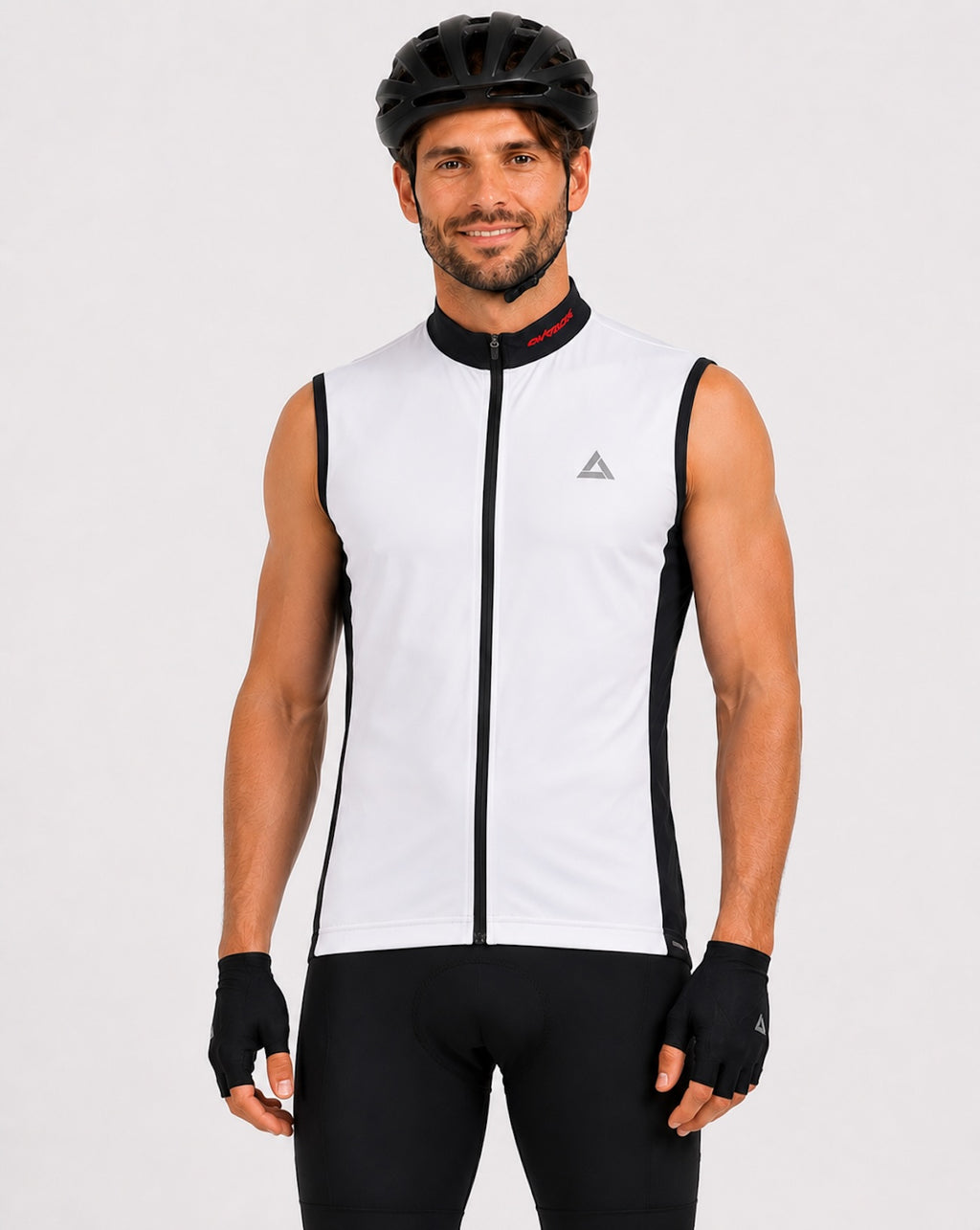 ärmellose rennrad trikots herren Fahrradtrikot Ärmellos Comfot Line Weiss Schwarz La Bici Aero SL shoppable-best-racing-equipment-for-track-riders Set:22x12 SPL-05