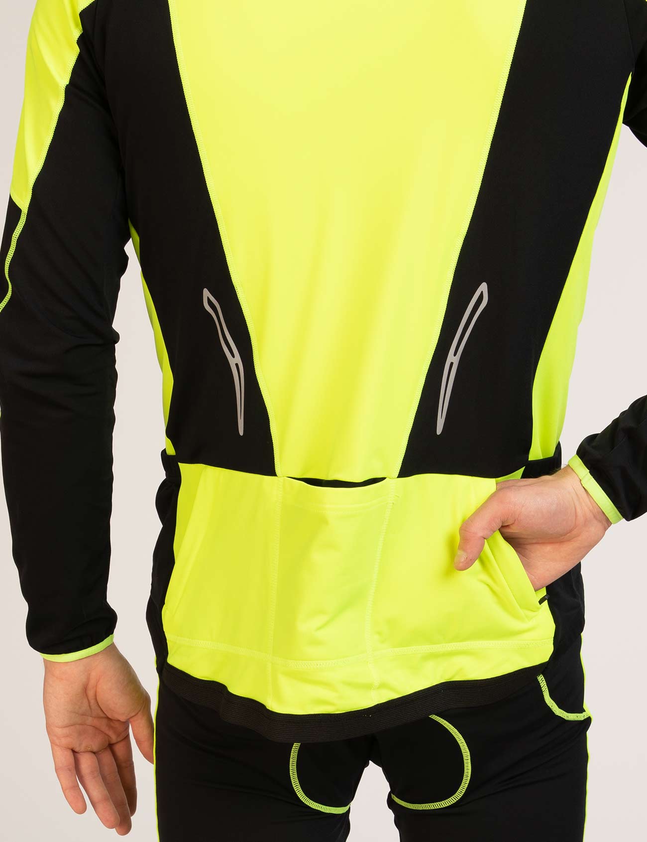 Herren-Winter-Thermo-Fahrradtrikot-langarm-Pro-T-Schwarz-Neon-s-m-l-xl-xxl-xxxl-xxxxl-3