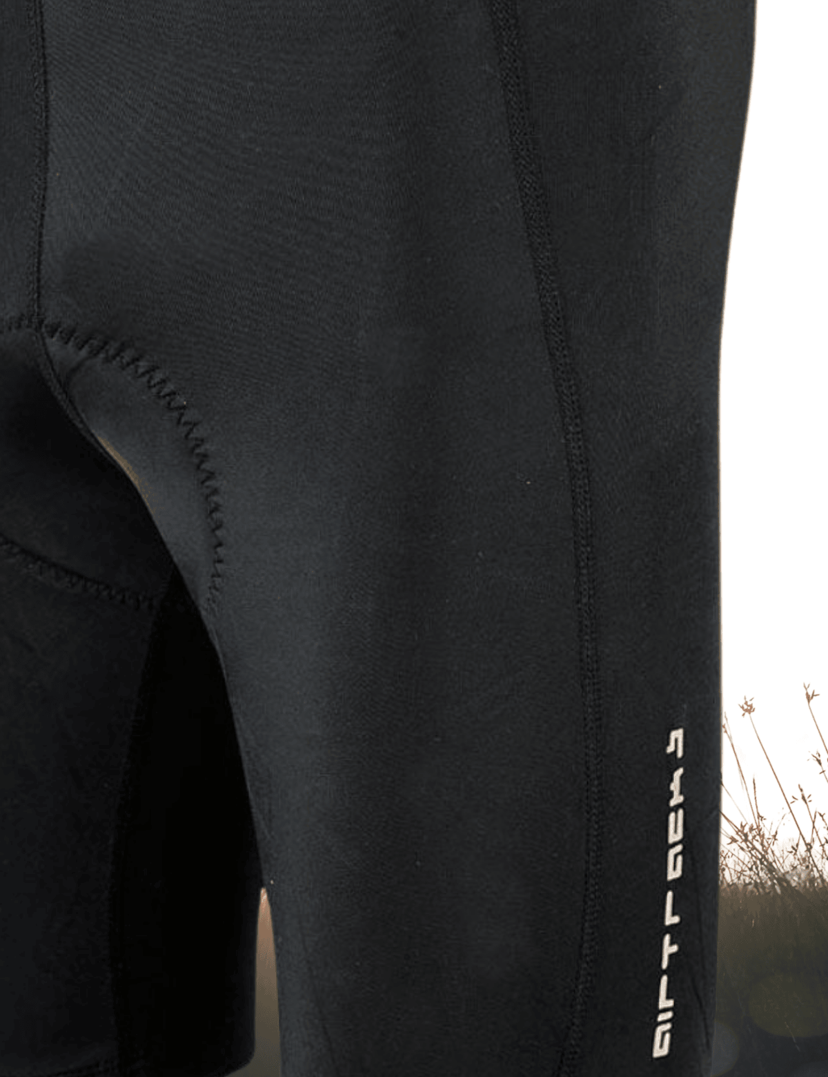 Pantaloni per biciclette maschile team corto nero