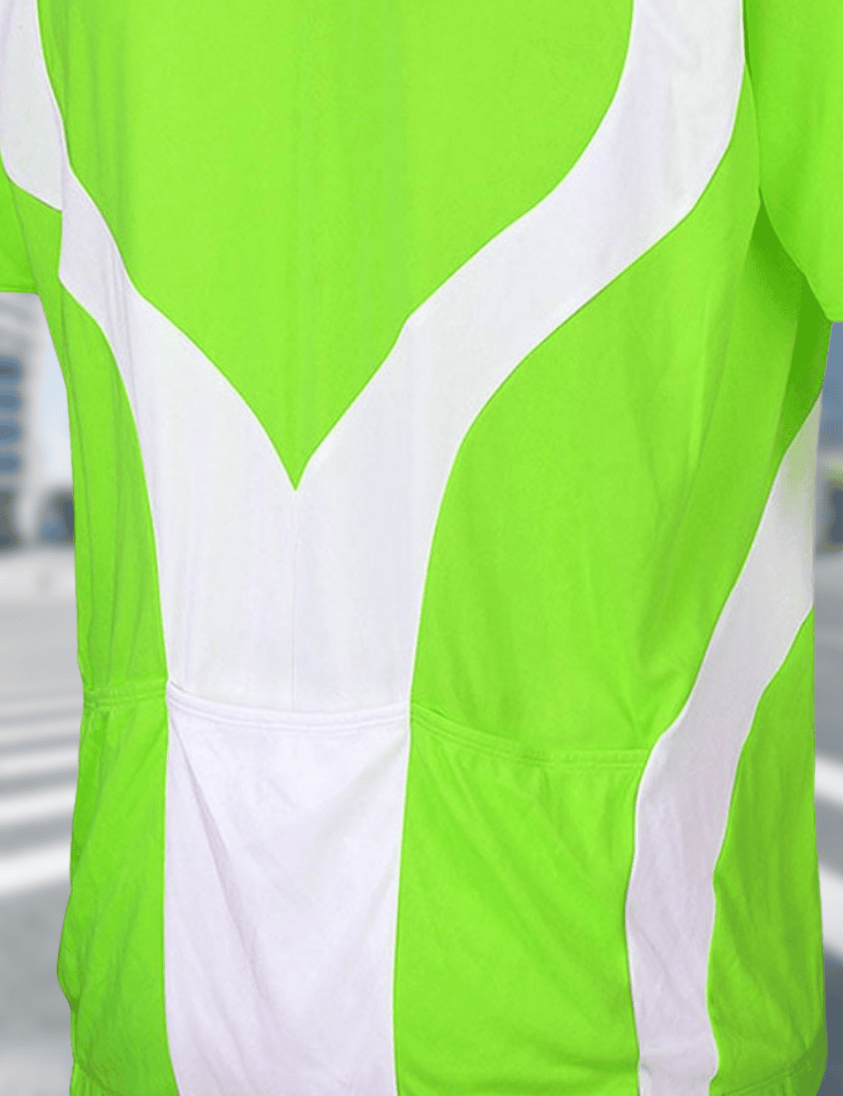 Neon a braccio corto in maglia da uomo