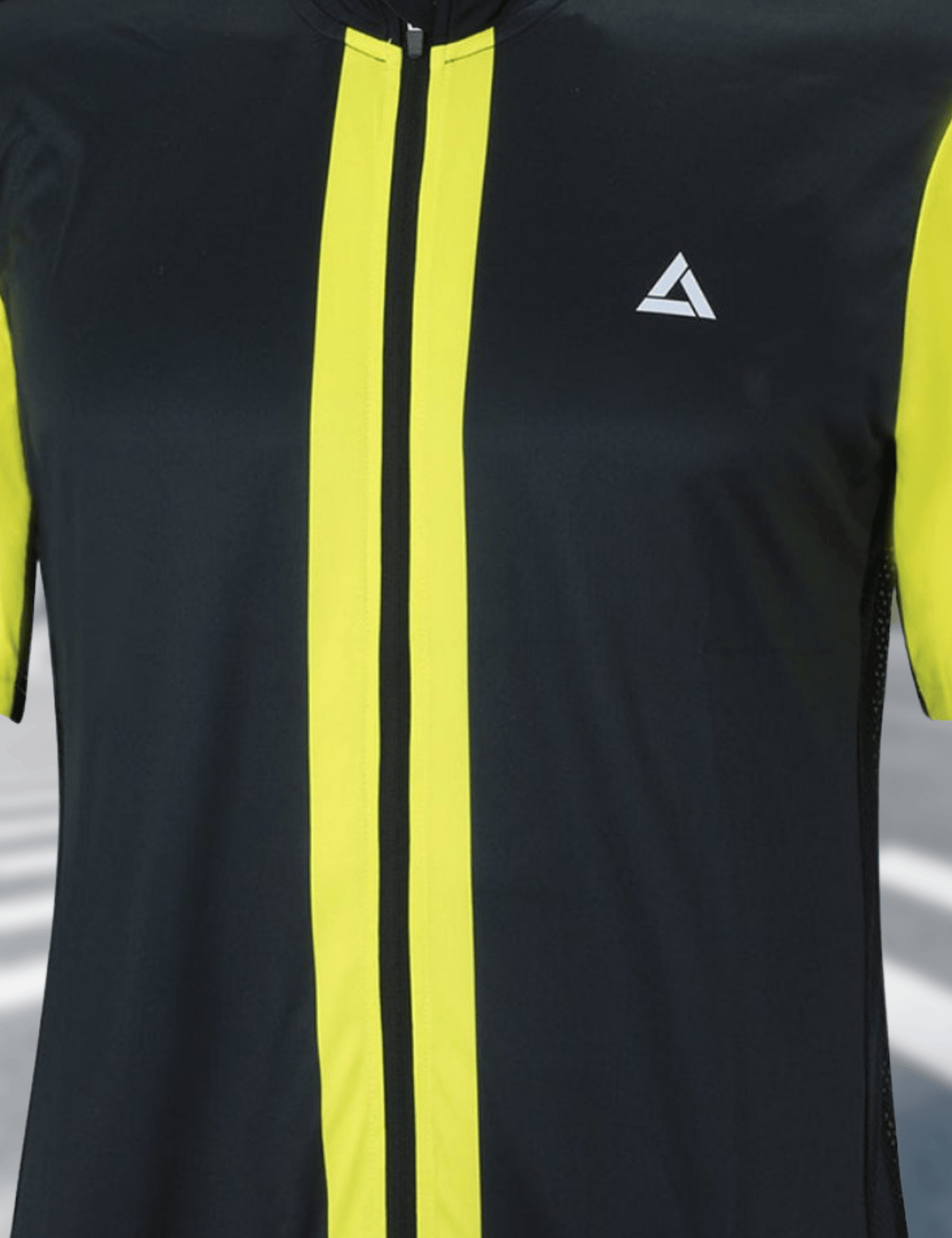 Herren Fahrradtrikot Kurzarm Pro Line II Schwarz Neon