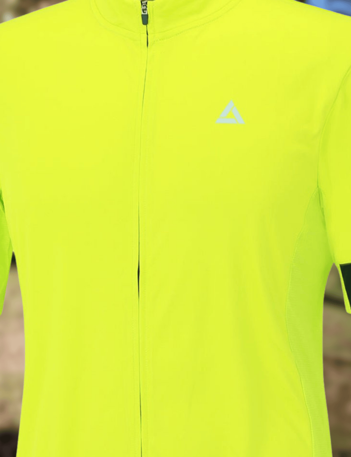 Men's bicycle jersey short arm per team line II neon