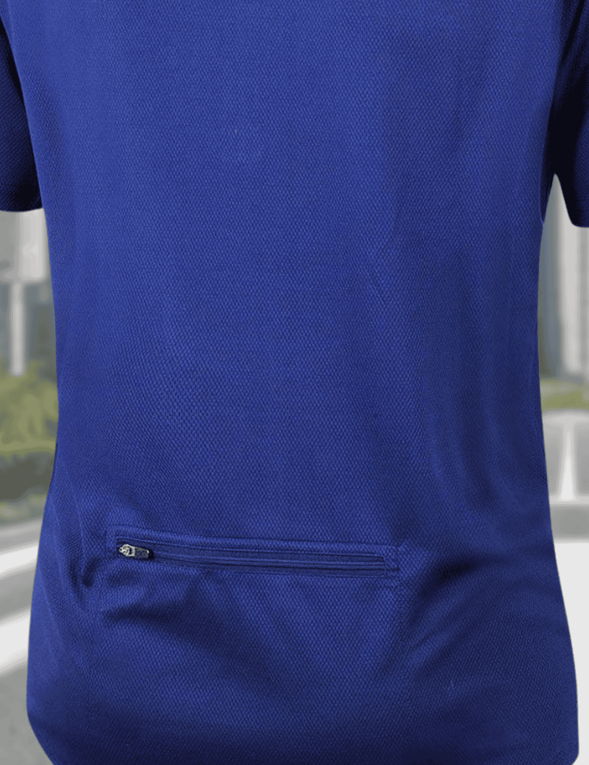 Maglia da uomo in bicicletta corta braccio aereo blu navy-blau