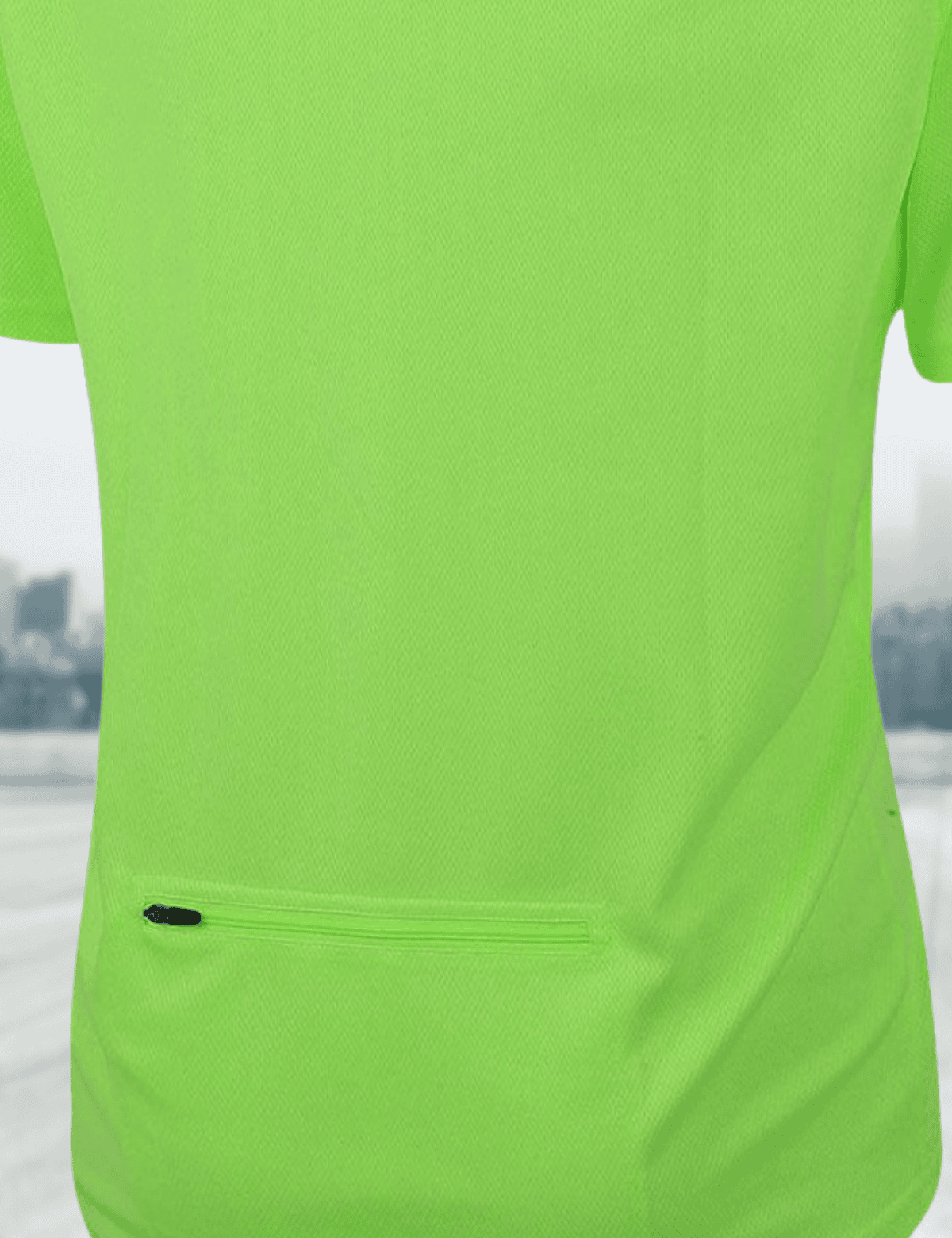 Herren Fahrradtrikot Kurzarm Air Tech Neon