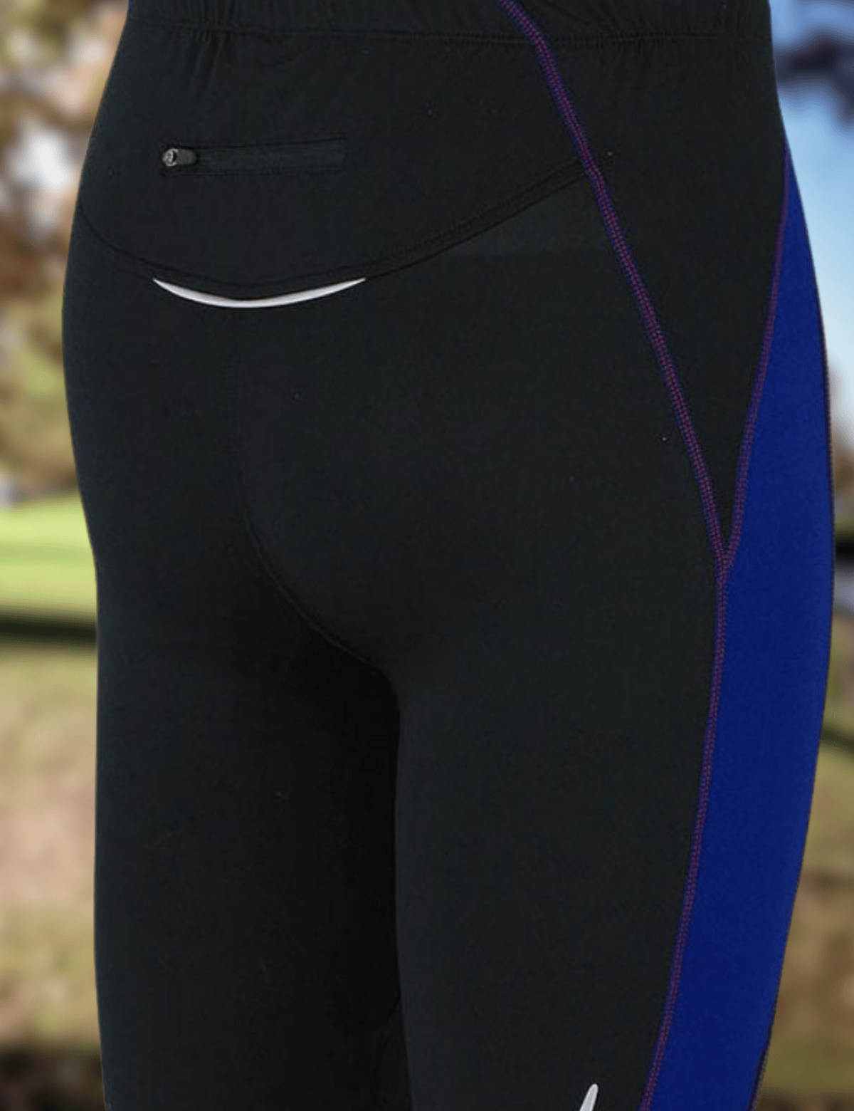 Lauftight 3-4 Lang Pro Air Schwarz Blau