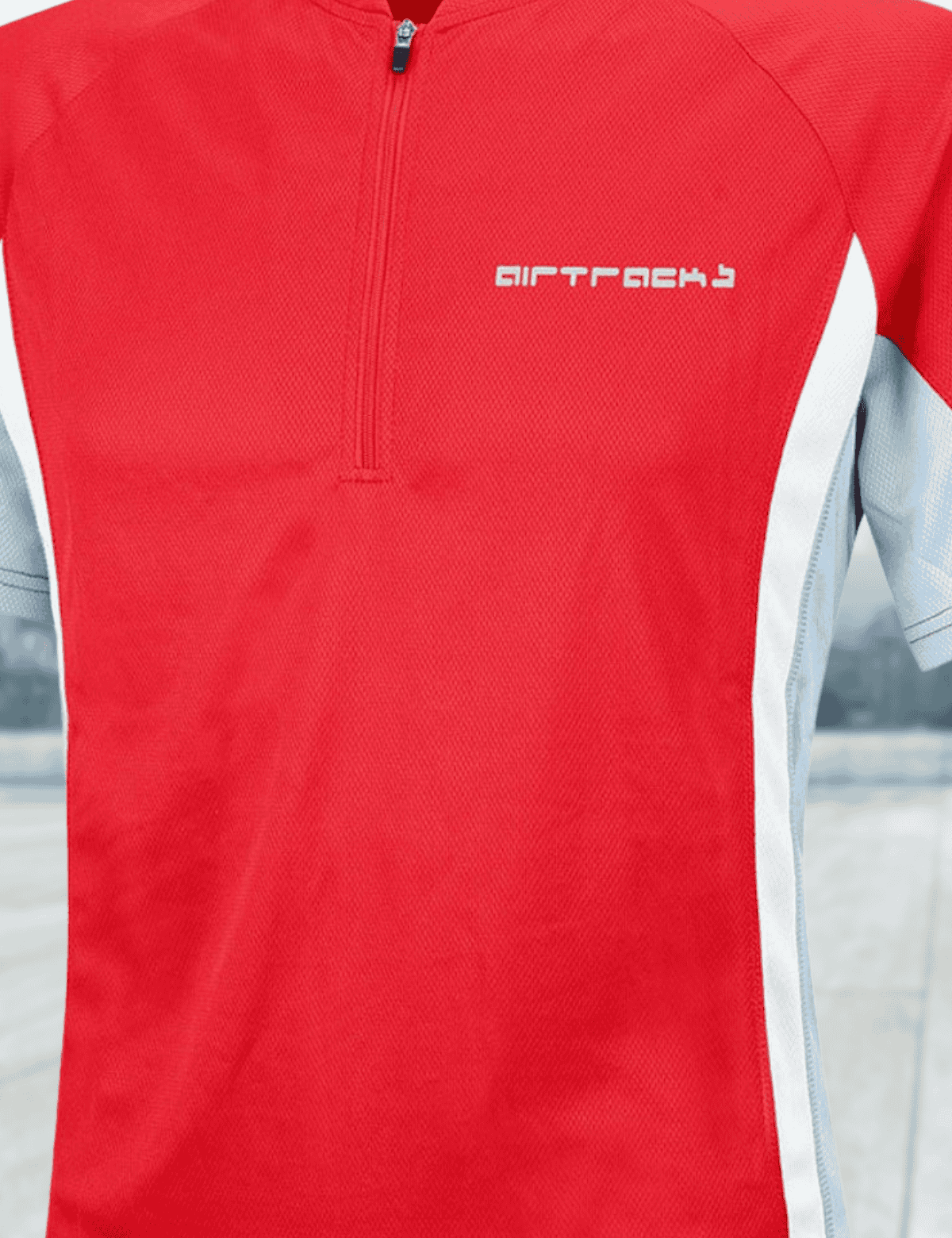 Funktions Laufshirt Kurzarm Rot