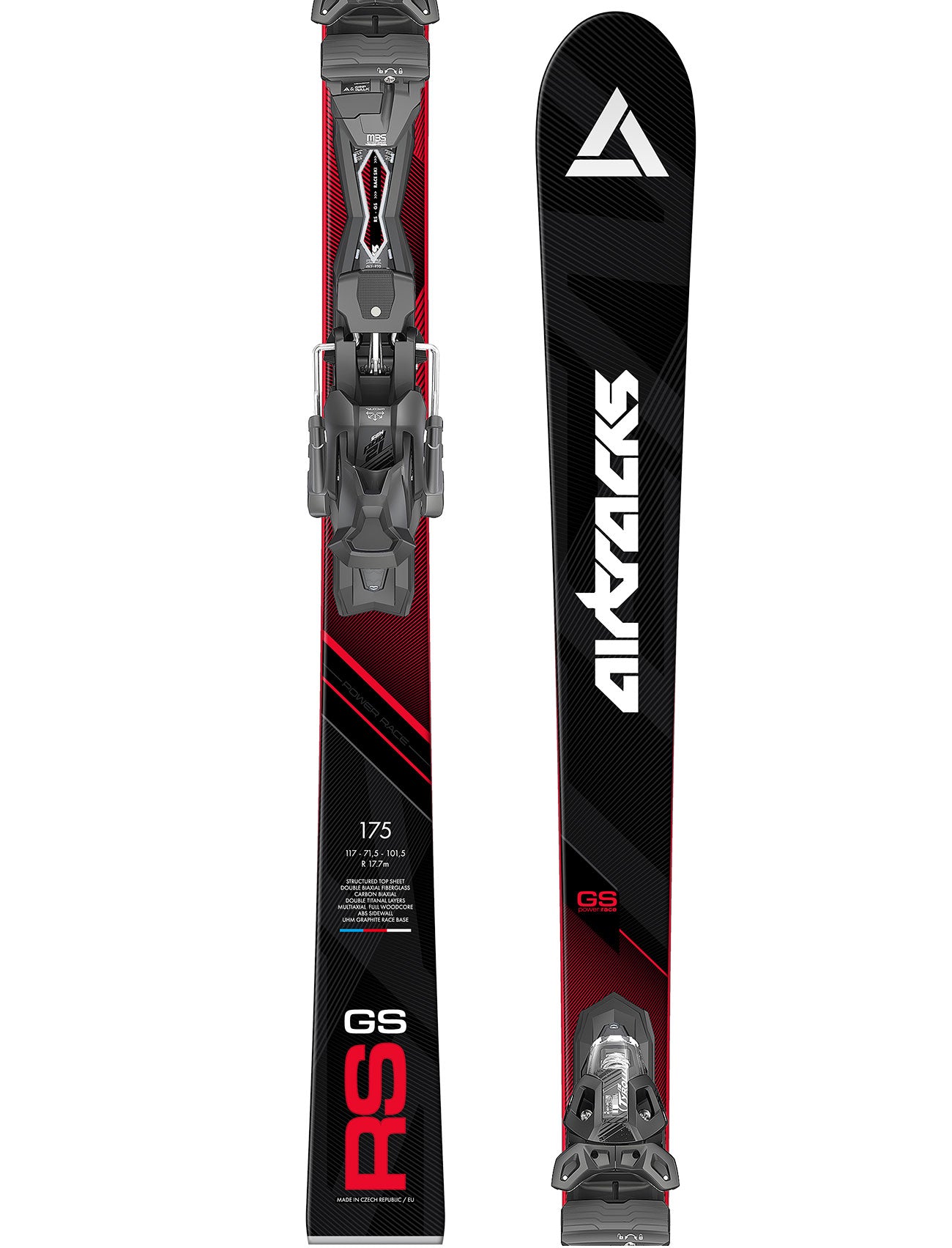 Alpine Ski Master Pro RS GS Race Carver Giant Slalom + Ski Binding Tyrolia PRW 12 GW