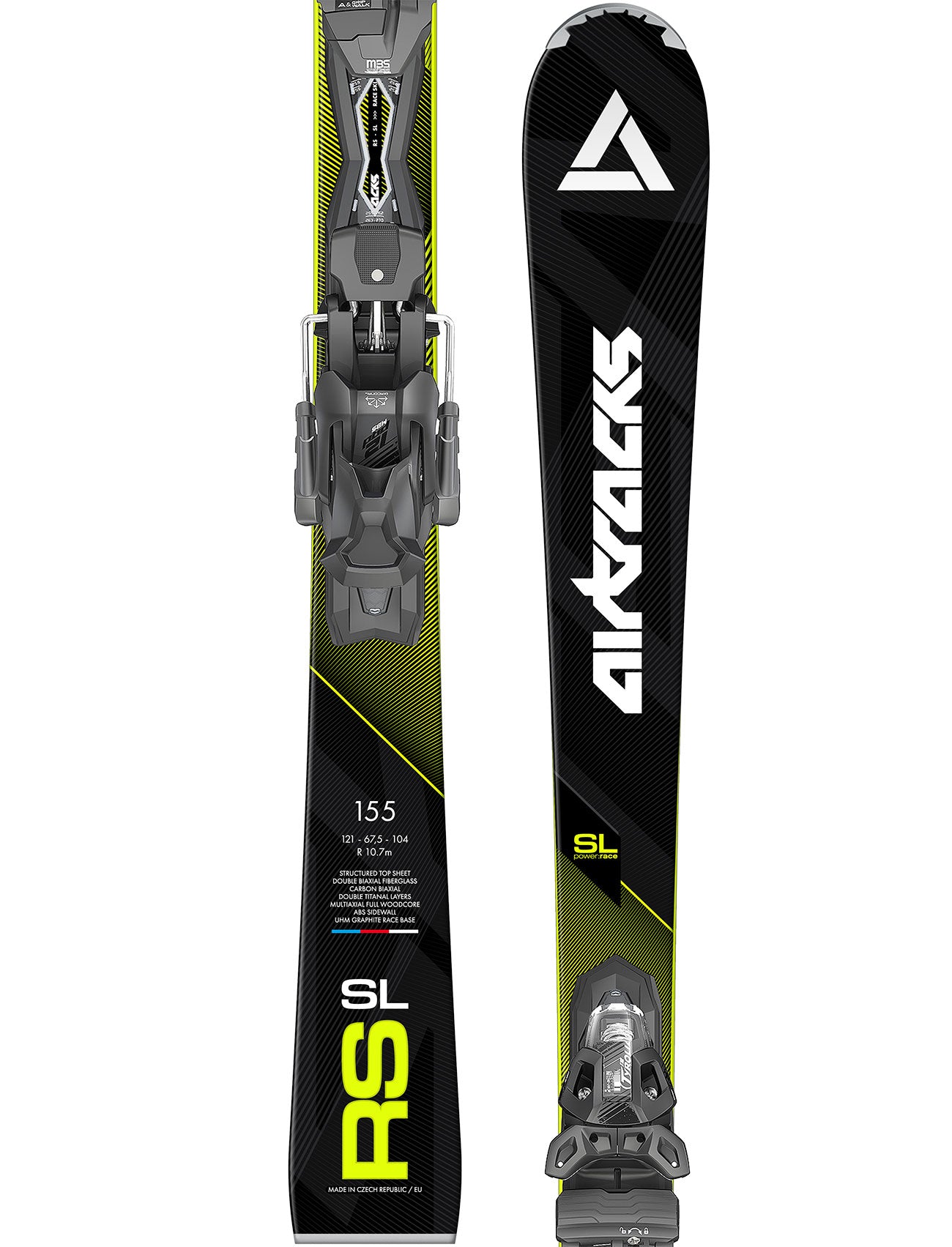 Ski Master Pro RS SL Slalom Race Carver + Fixation Tyrolia PRW 12 GW