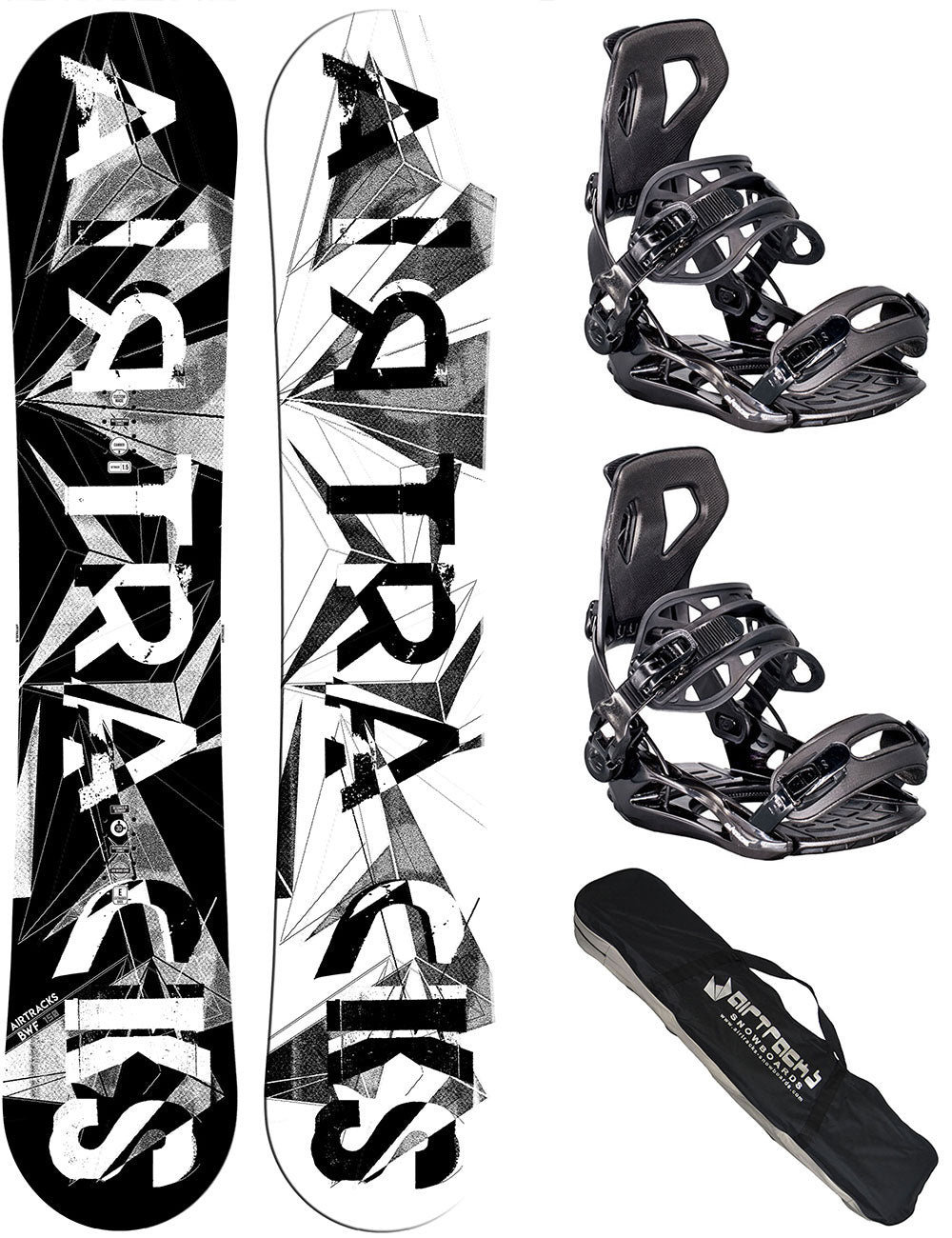 Herren Snowboard Set BWF Camber Wide + Bindung Master Größe XL + SB Bag
