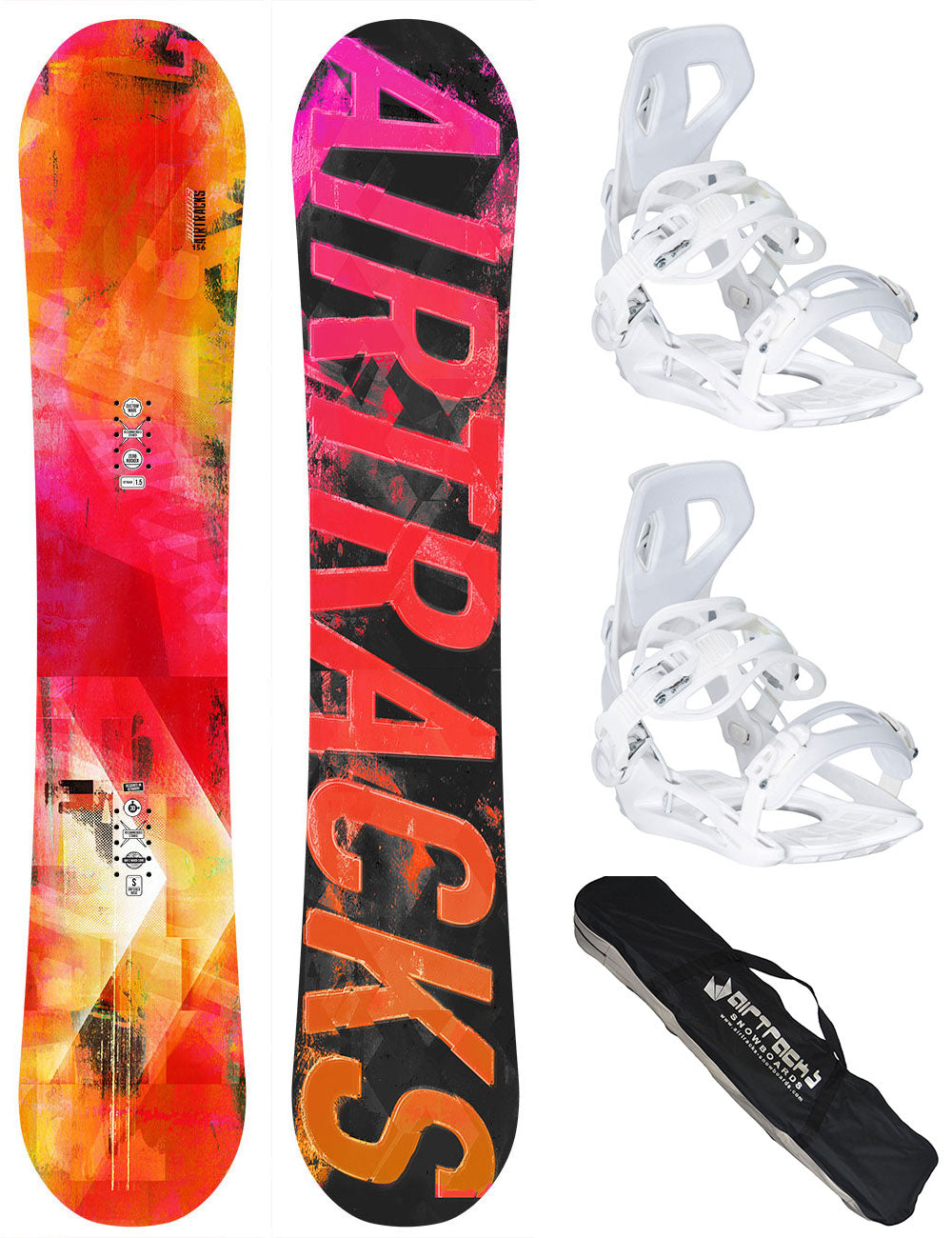 Damen Snowboard Set Morioirs + Bindung Master W Größe M + SB Bag