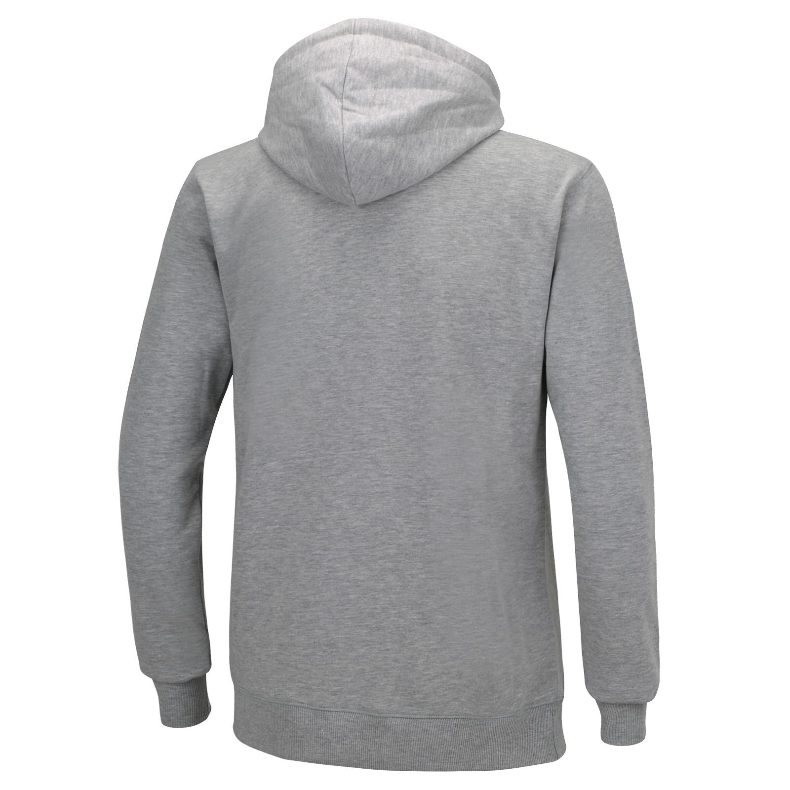 Sweatshirt crew -team met Hood en Zip Gray