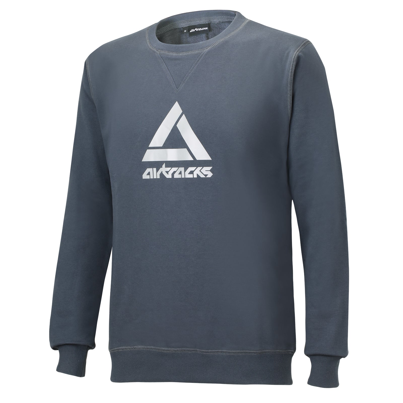 Sweatshirt-ohne-kapuze-winter-thermo-pro-hoodie-sweater-s-m-l-xl-xxl-grau-schwarz-logo-print