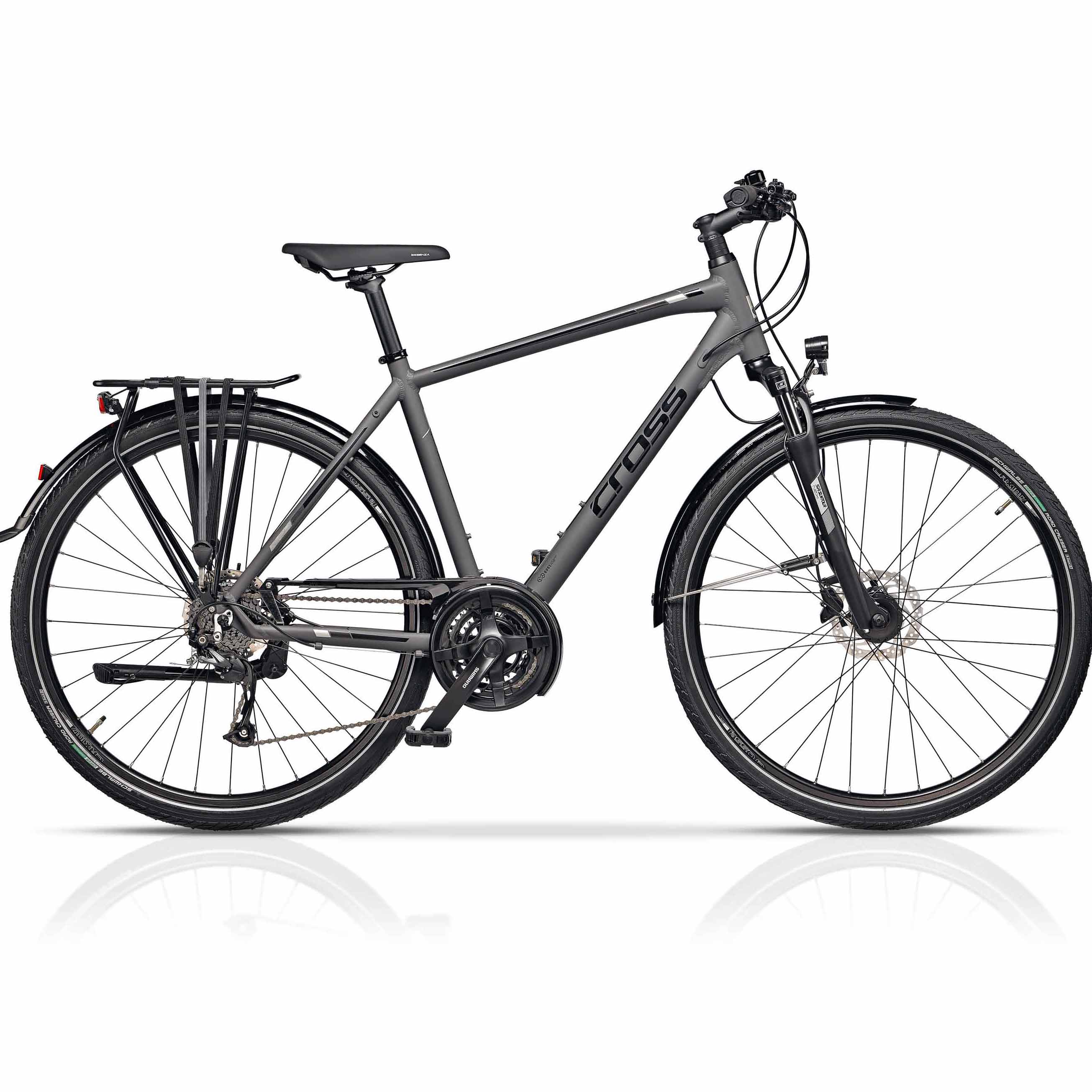 28 pollici di trekking bicclice viaggio gent trekkingrad 24 x gang shimano altus rd-m2000 sgs