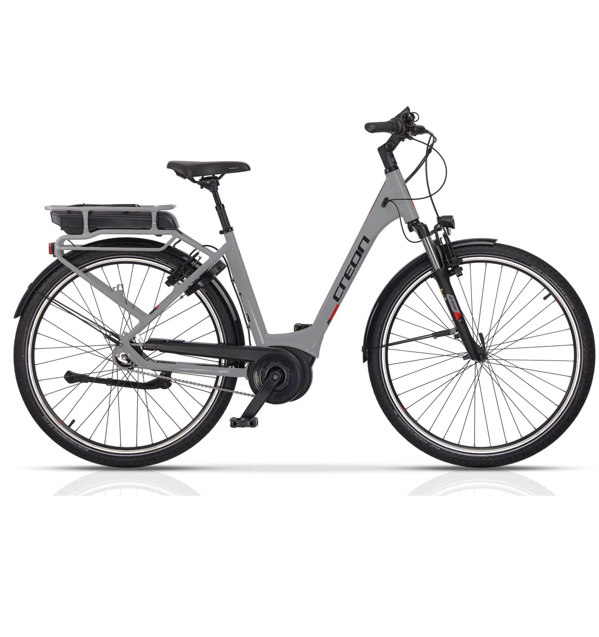 28 inch stad fiets e-bike v-tron cr ls rack bosch actieve plus lijn gen3 400 wh 7 versnelling shimano nexus