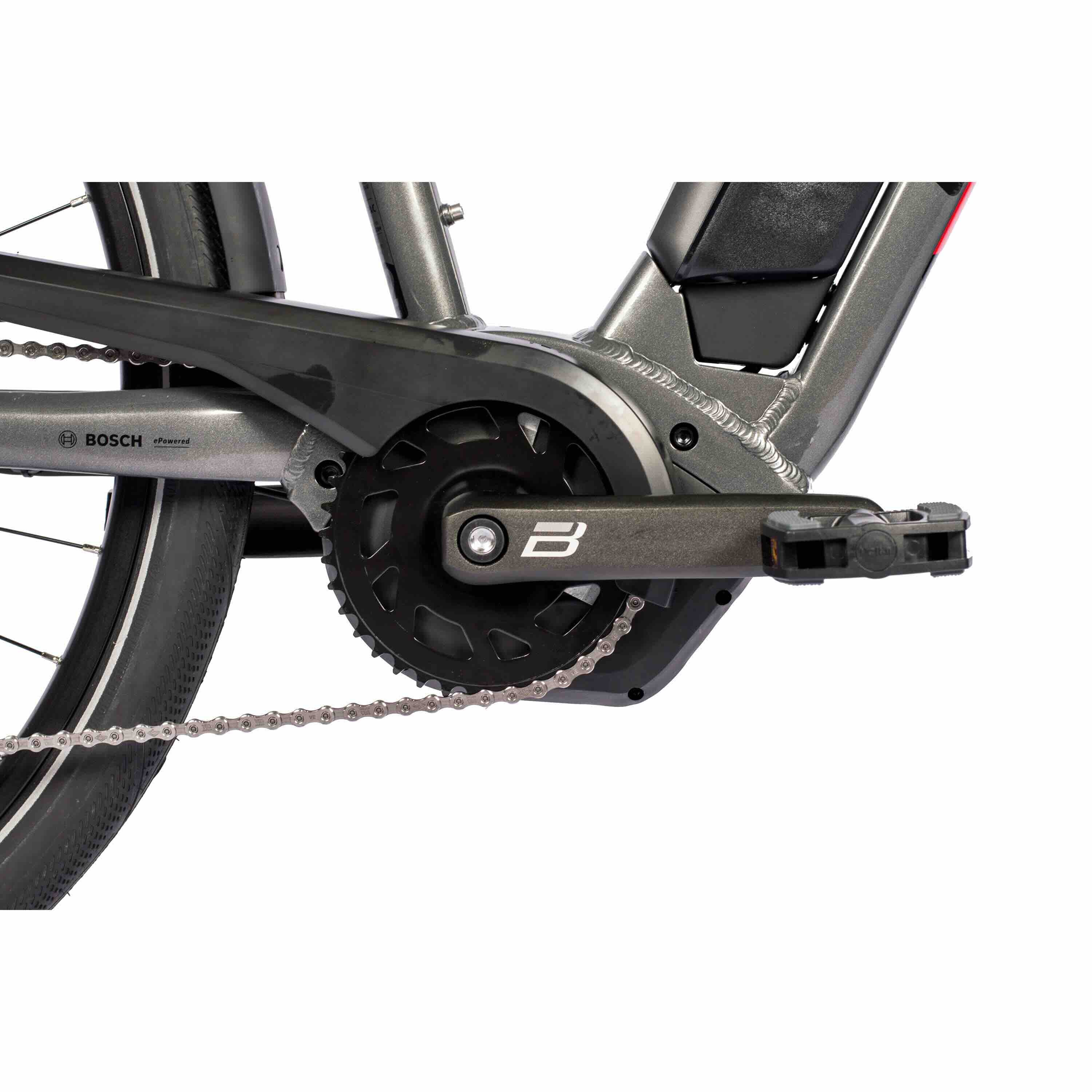 28 pollici di e-bike da trekking bicicletta v-tron bosch attivo plus riga 500wh 10s shimano deore