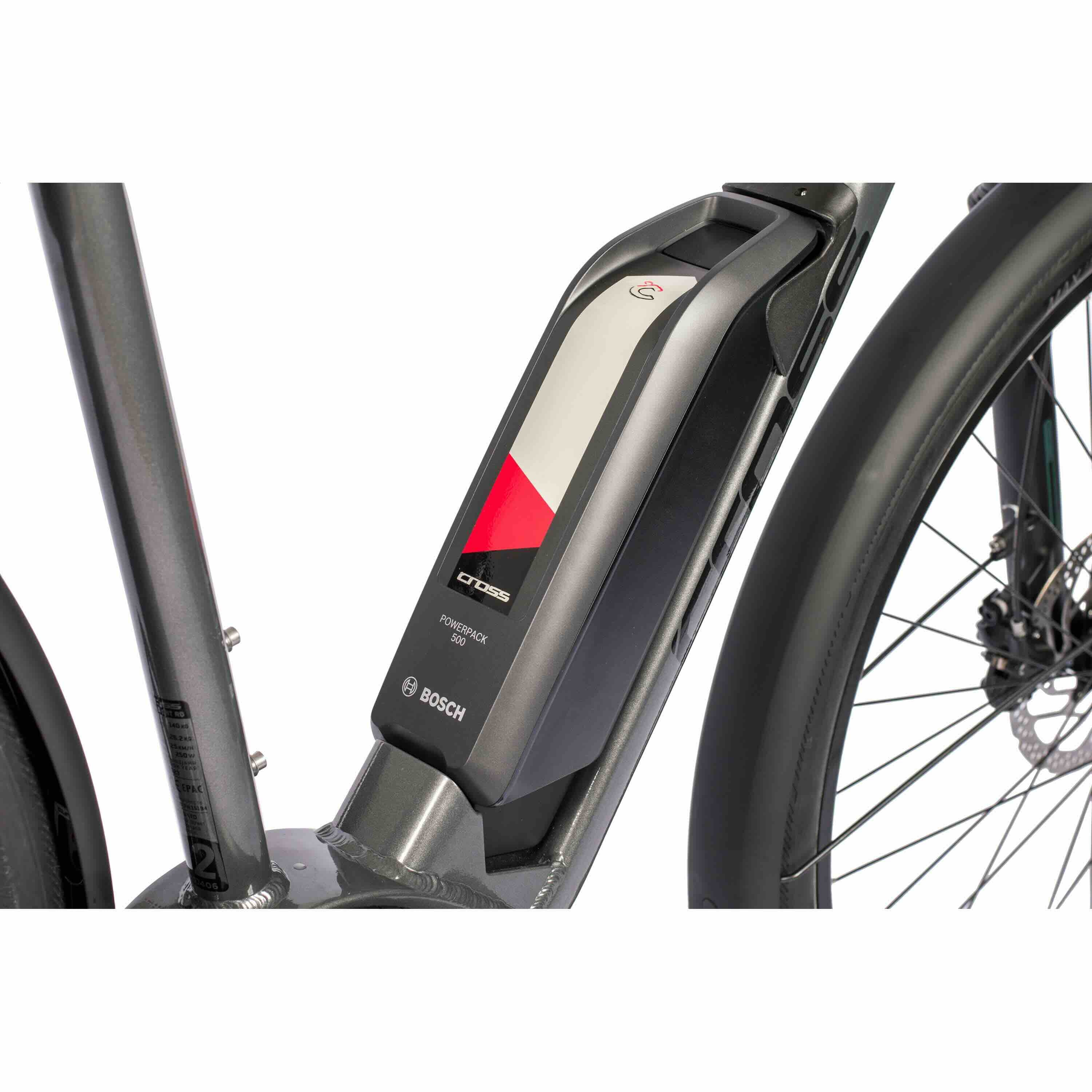 28 pollici di e-bike da trekking bicicletta v-tron bosch attivo plus riga 500wh 10s shimano deore