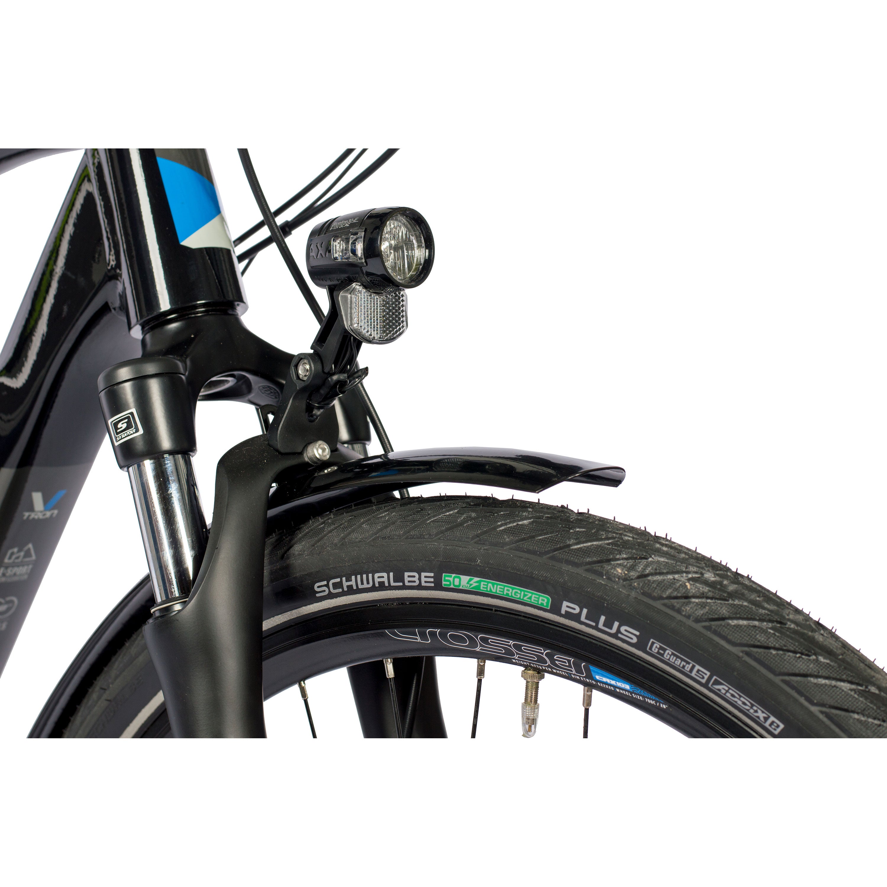 28 pollici di e-bike uomini città bicicletta v-tron shimano gradini E-5000 418wh 7 x gang shimano nexus