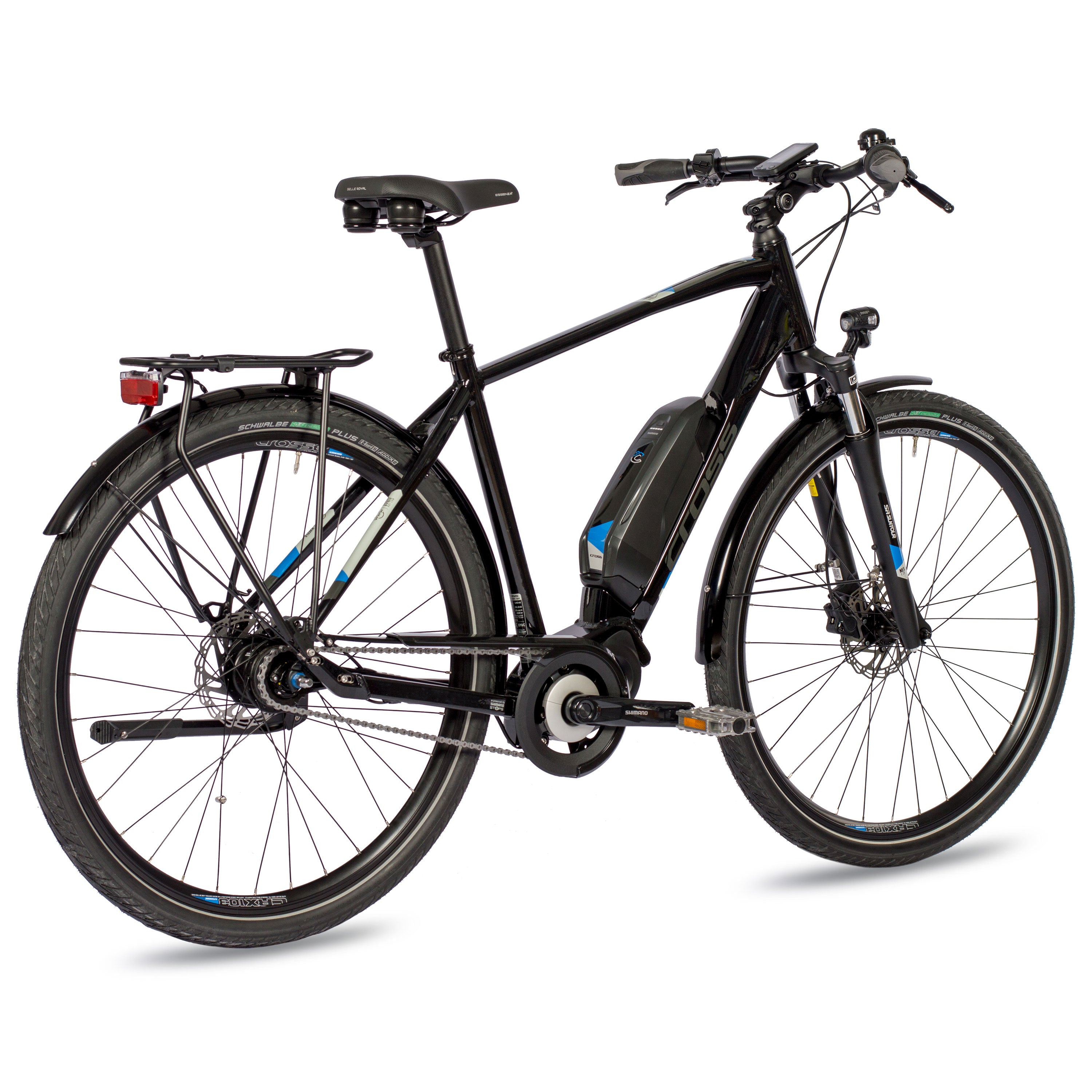 28 pollici di e-bike uomini città bicicletta v-tron shimano gradini E-5000 418wh 7 x gang shimano nexus