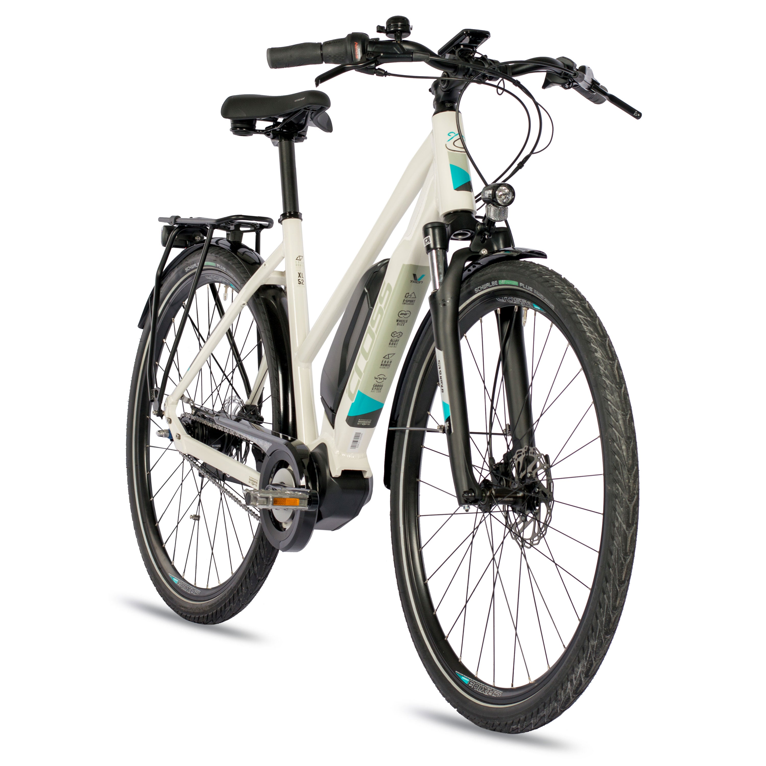 28 Zoll E-Bike Damen City Fahrrad V-Tron SHIMANO STеPS E-5000 418Wh 7 x GANG SHIMANO NEXUS