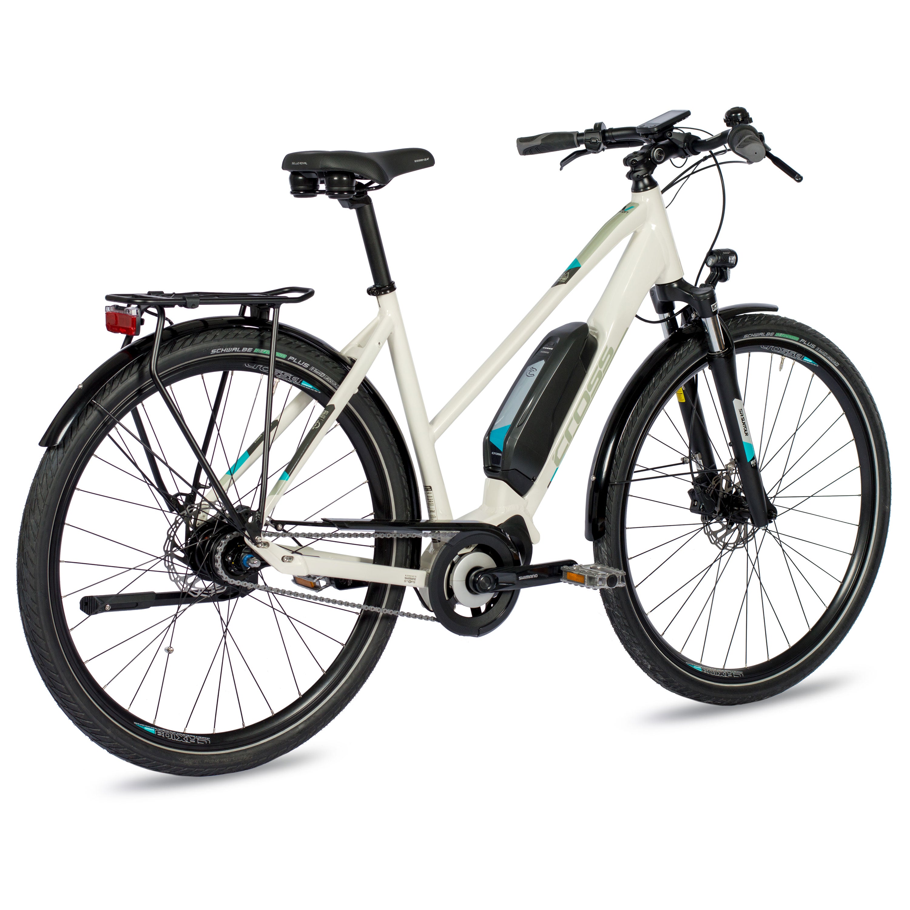 28 pouces de vélo de vélos Ville Ville V-Tron Shimano Stepps E-5000 418Wh 7 X Gang Shimano Nexus