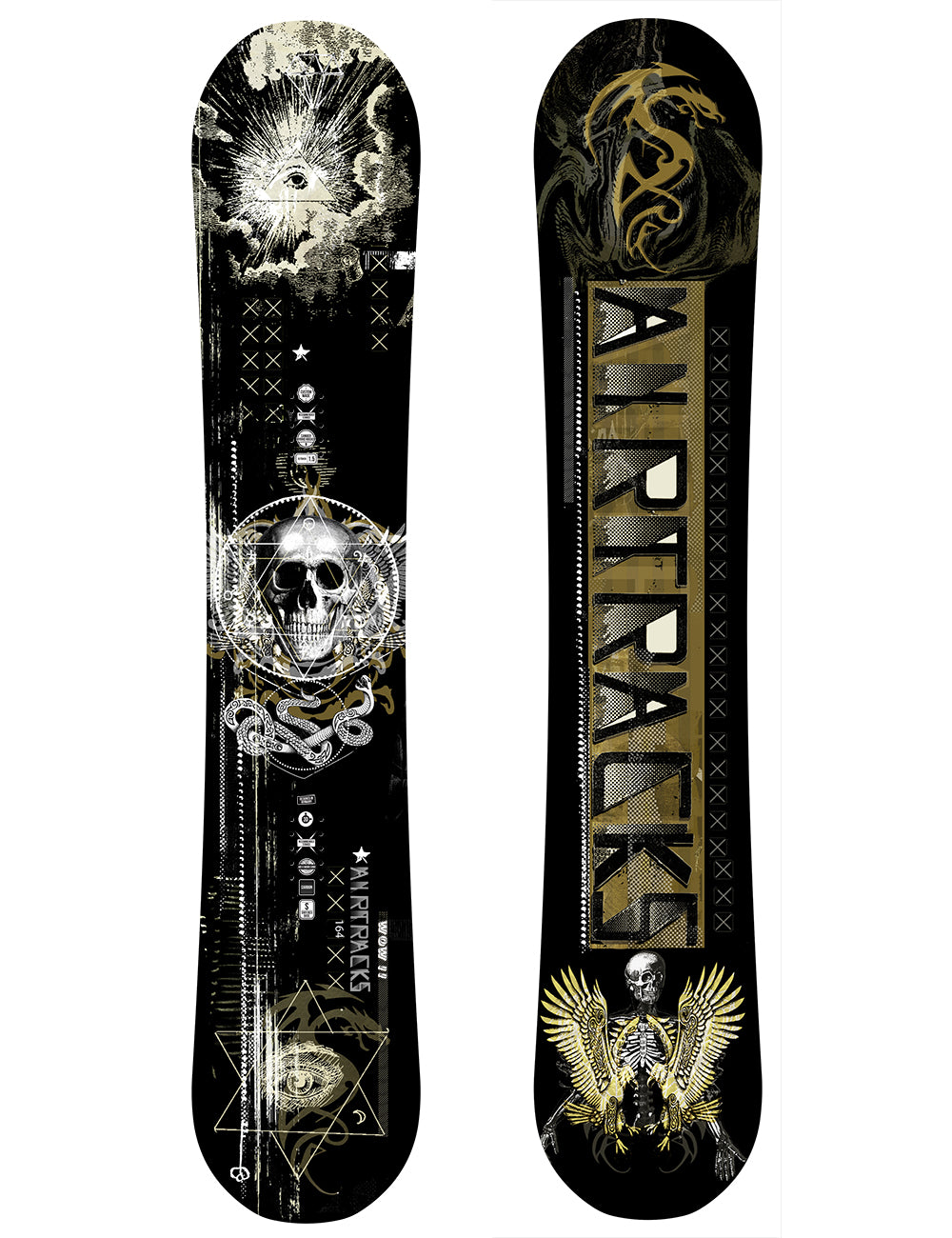 Wing Rocker Design Snowboard WOW Snowboard Wide Carbon Rocker 155 160 164 cm Allmountain, Freestyle ...