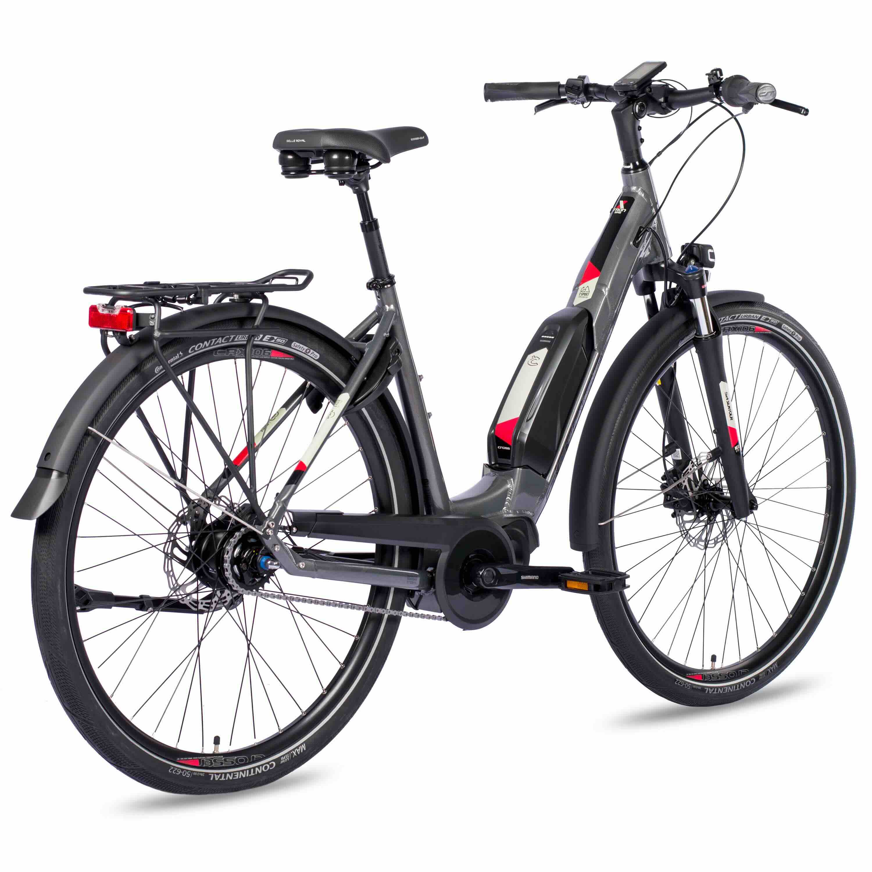 28 inch e-bike City Bicycle LS Wave X-TRON SR2 Shimano StеPS E-5000 418WH 5 gear Shimano Nexus Inter
