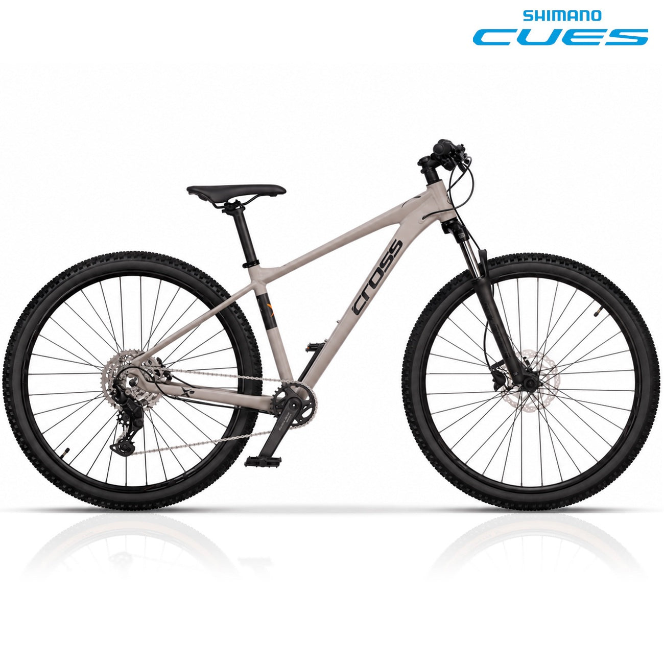 29" Heren-MTB Mountainbike X-TREME 1 x 9 versnellingen Shimano CUES RD-U4000GS