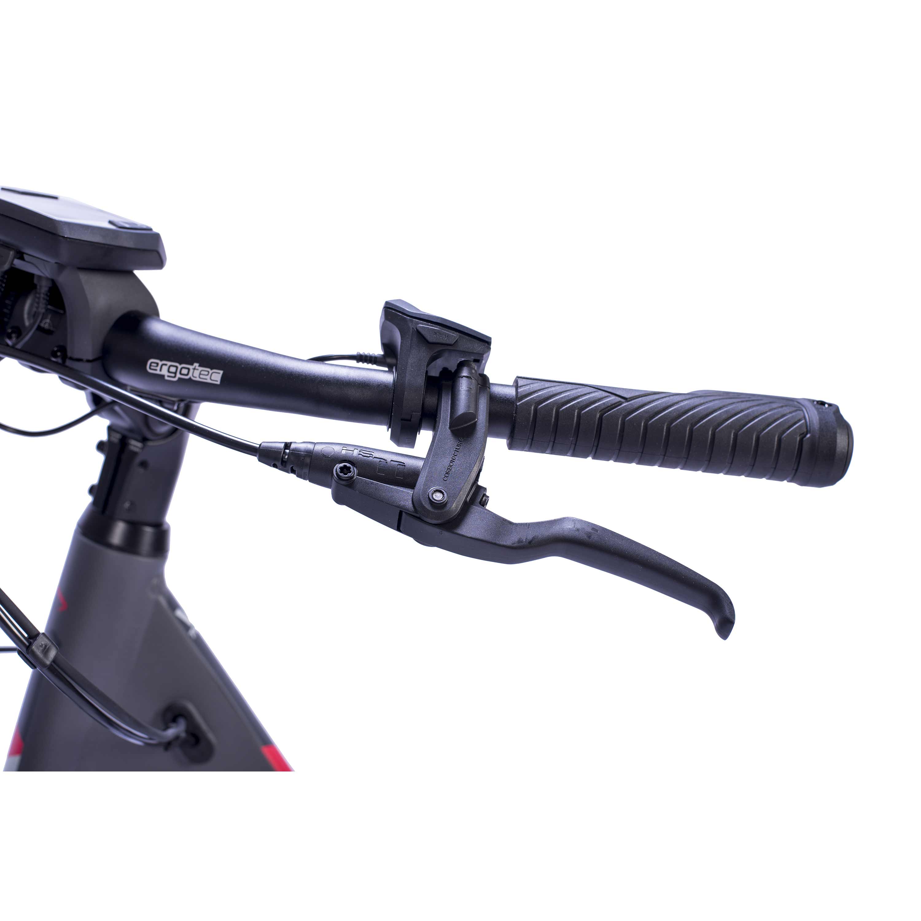 28" E-Bike City Fahrrad V-Tron RACK BOSCH ACTIVE LINE 400 Wh 7 GANG SHIMANO NEXUS RÜCKTRITTBREMSE Schwarz
