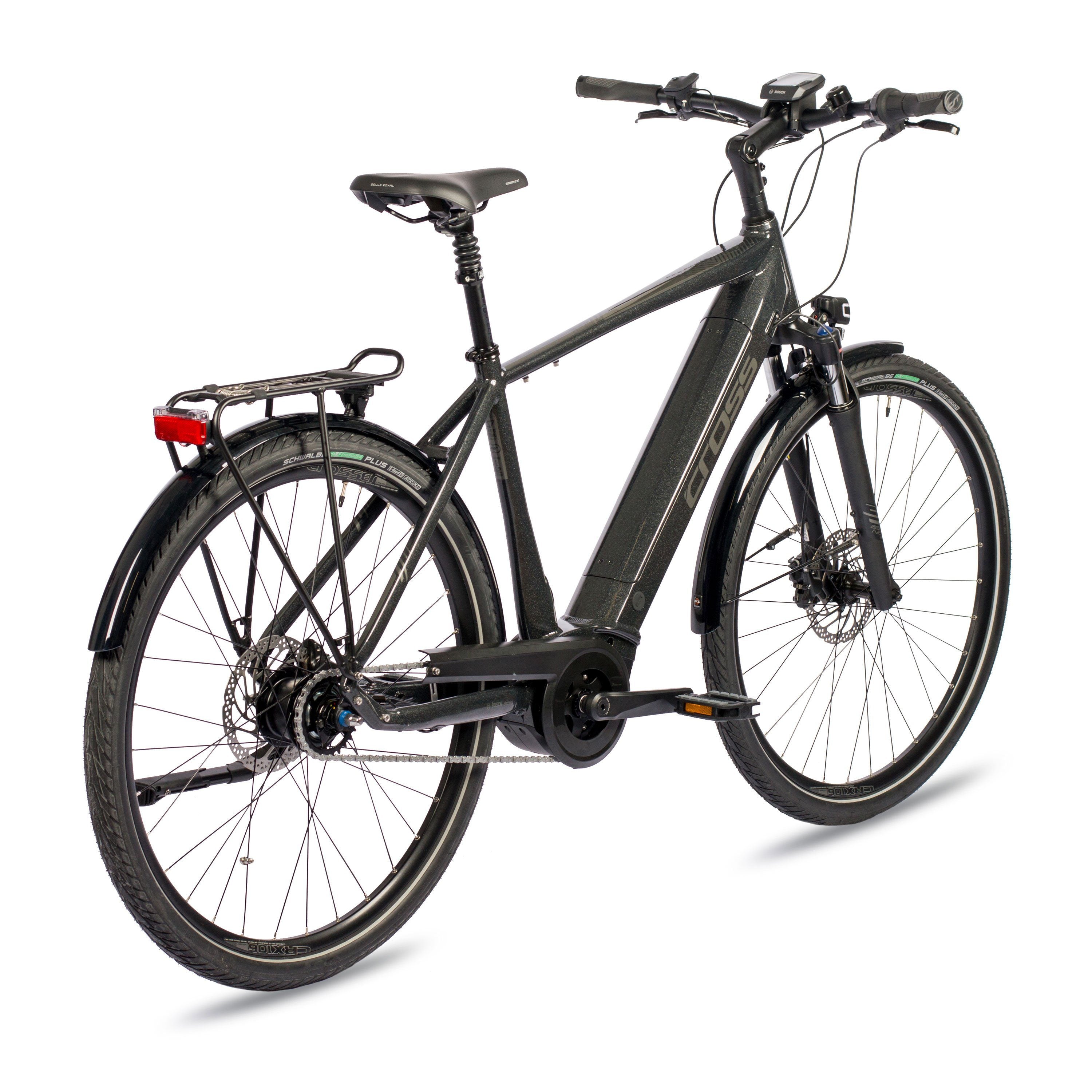 28 pouces Men E-Bike City Bicycle Nova City Bosch Performance Line 625Wh 5 Gear Shimano Nexus Inter