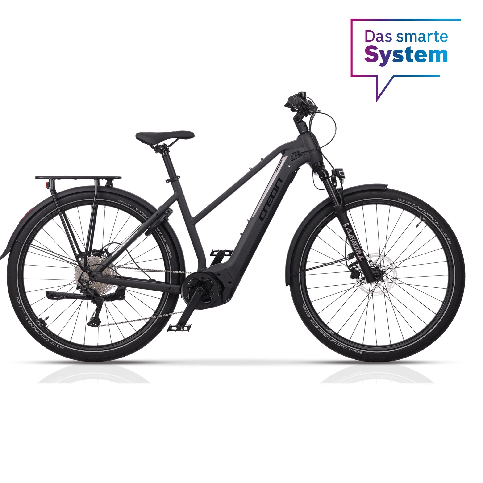 28 pouces Femmes E-Bike Trekking Bicycle Maverix Tr5 Bosch Performance Line CX Gen4 Bes3 Powerube 750 WH 11S Shimano Deore Rd-M5120 SGS