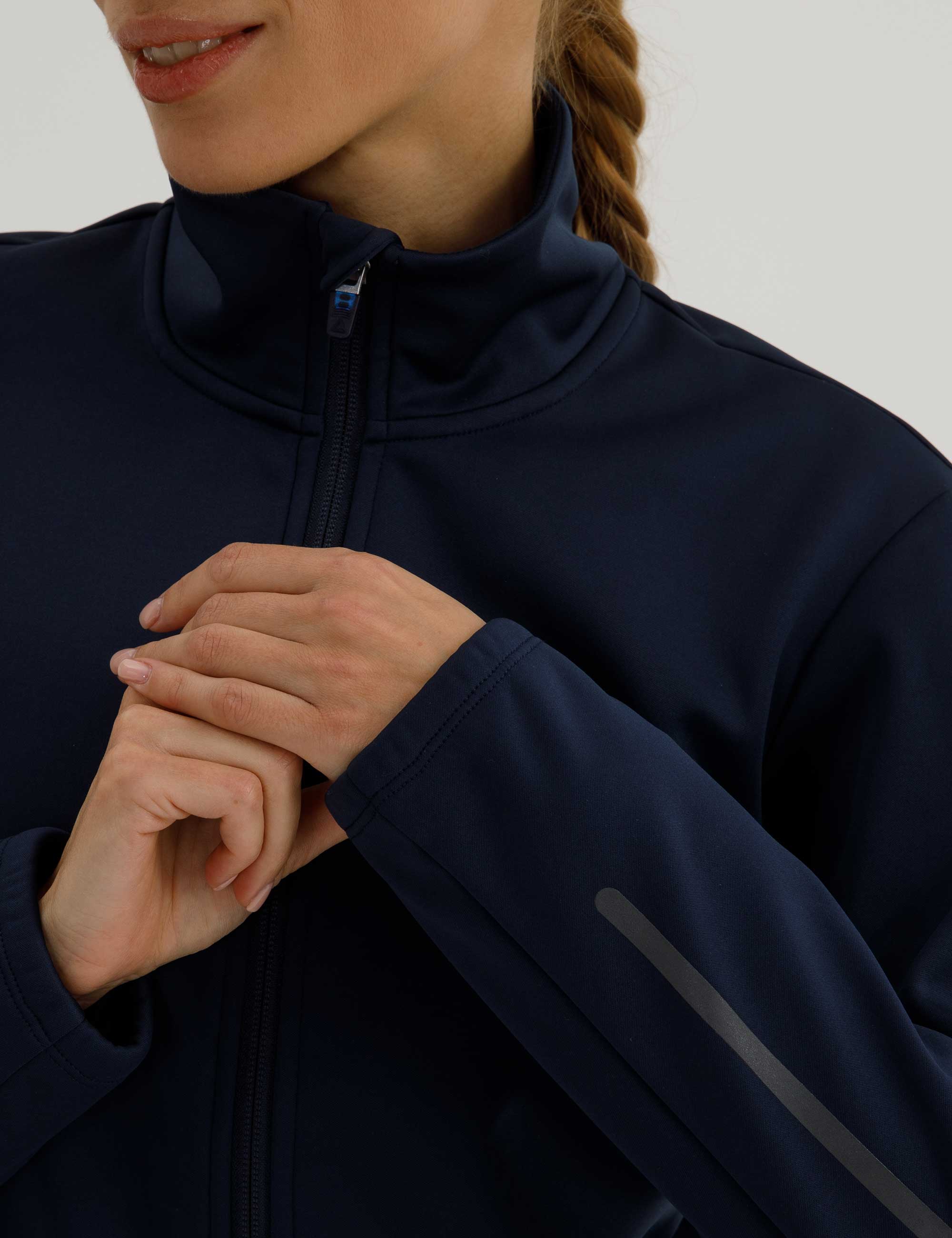 Damen Winter Fahrradjacke-Laufjacke Softshell Thermojacke Aktive Comfort Line Schwarz